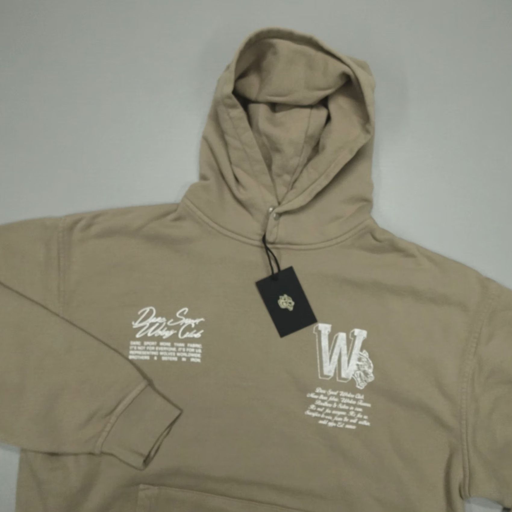 Darc Sport Darc Sport Hoodie Our Mark Pierce M Taupe Men Size M Logo Graphic Print Pullover Hooded Bodybuilding Sports Fall Winter Size US M / EU 48-50 / 2 - 2 Thumbnail