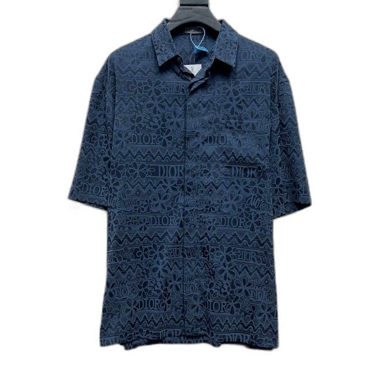 Dior Dior Stussy Short Sleeve Silk Shirt-2506 Size US S / EU 44-46 / 1 - 1 Thumbnail