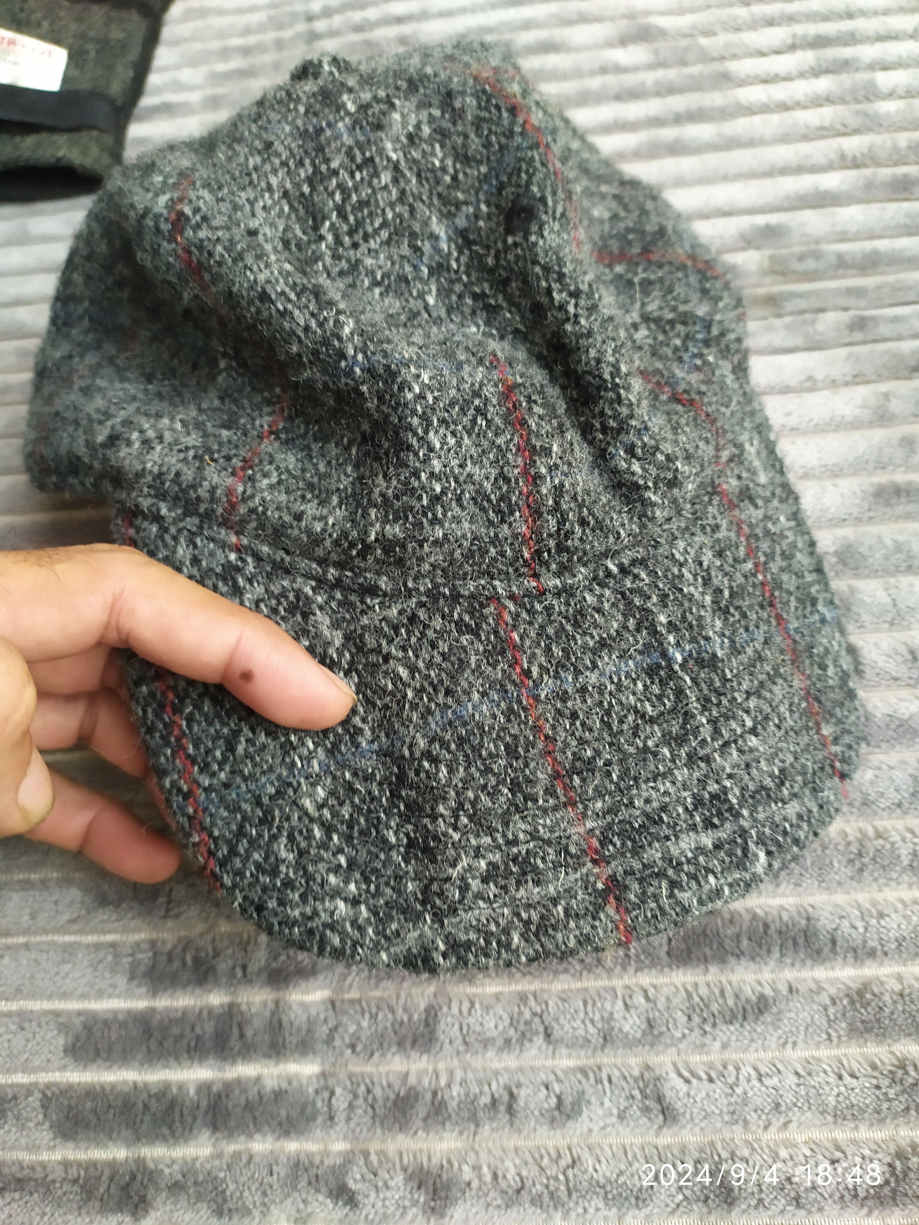 Harris Tweed × Vintage Vintage Harris Tweed cap hat Glove Size ONE SIZE - 9 Thumbnail