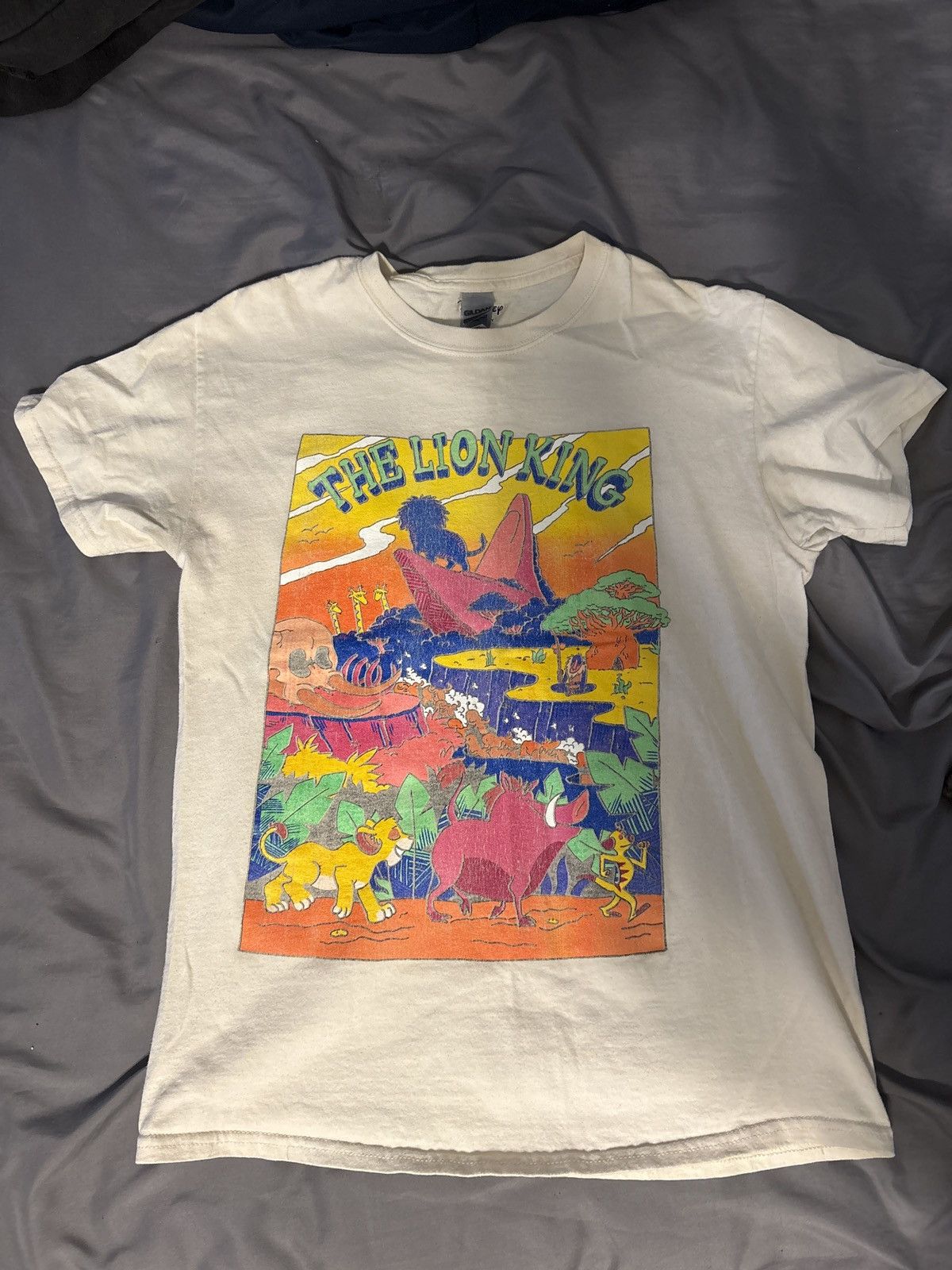 Gildan Vintage Disney The Lion Ling Shirt Size US M / EU 48-50 / 2 - 1 Thumbnail