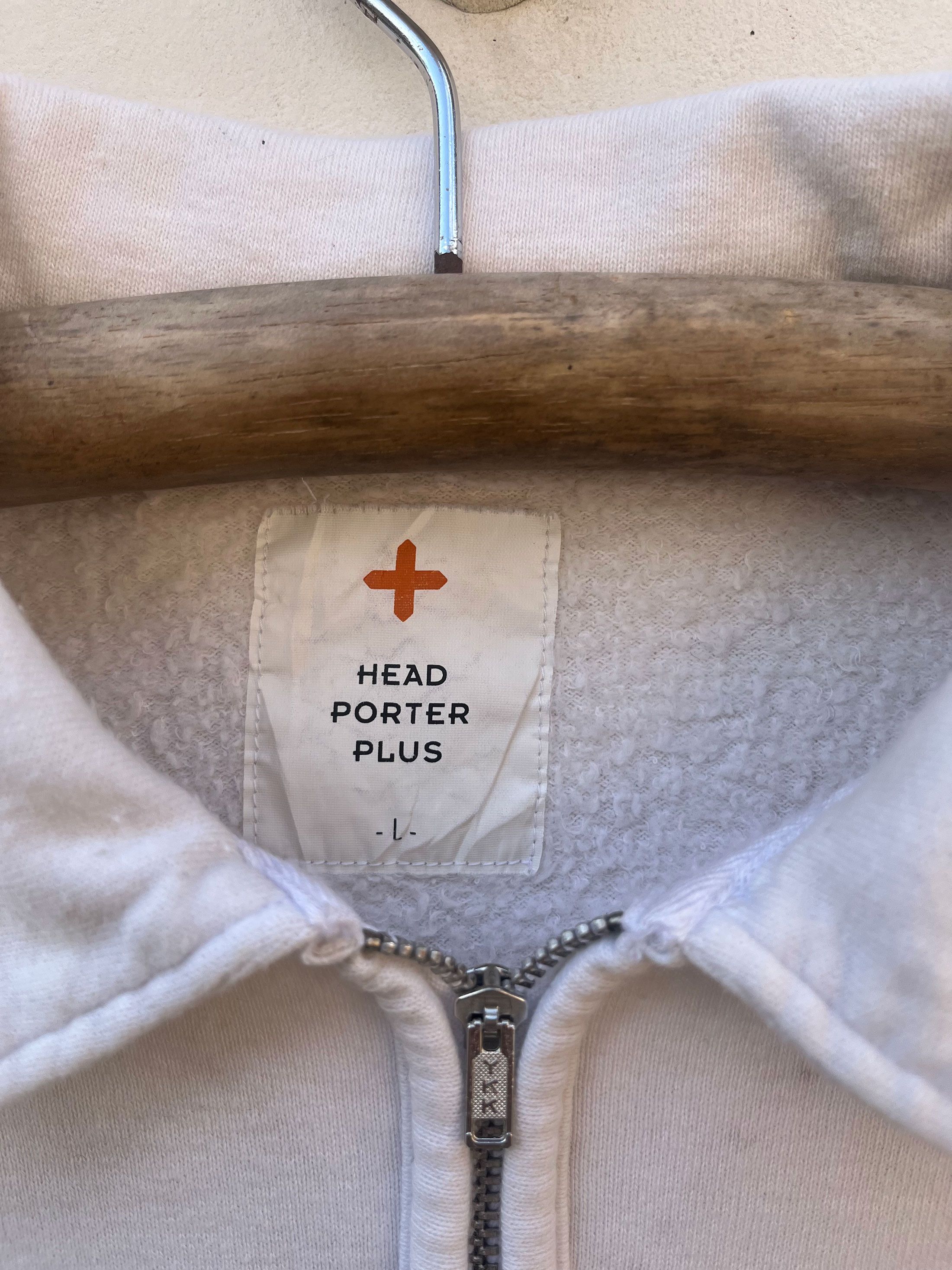 Designer × Head Porter × Japanese Brand Vintage Head Porter Plus Zipper Polos Sweatshirt Size US L / EU 52-54 / 3 - 3 Thumbnail