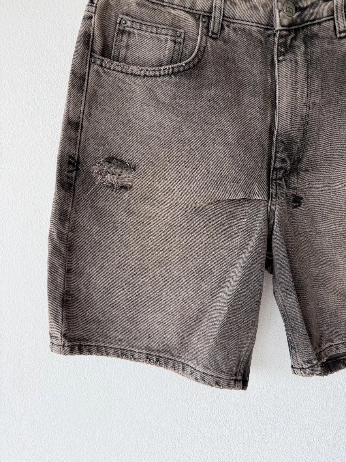 Ksubi new Ksubi mens denim shorts anti k short grey smoke 32 Size US 32 / EU 48 - 3 Thumbnail
