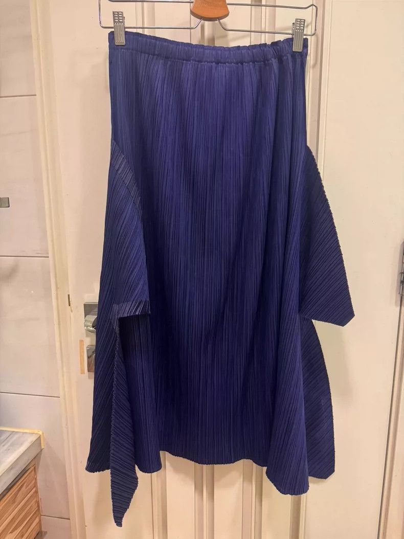 Issey Miyake Issey Miyake size:4 Blue double-layered skirt Size 42" / US 20 - 5 Thumbnail