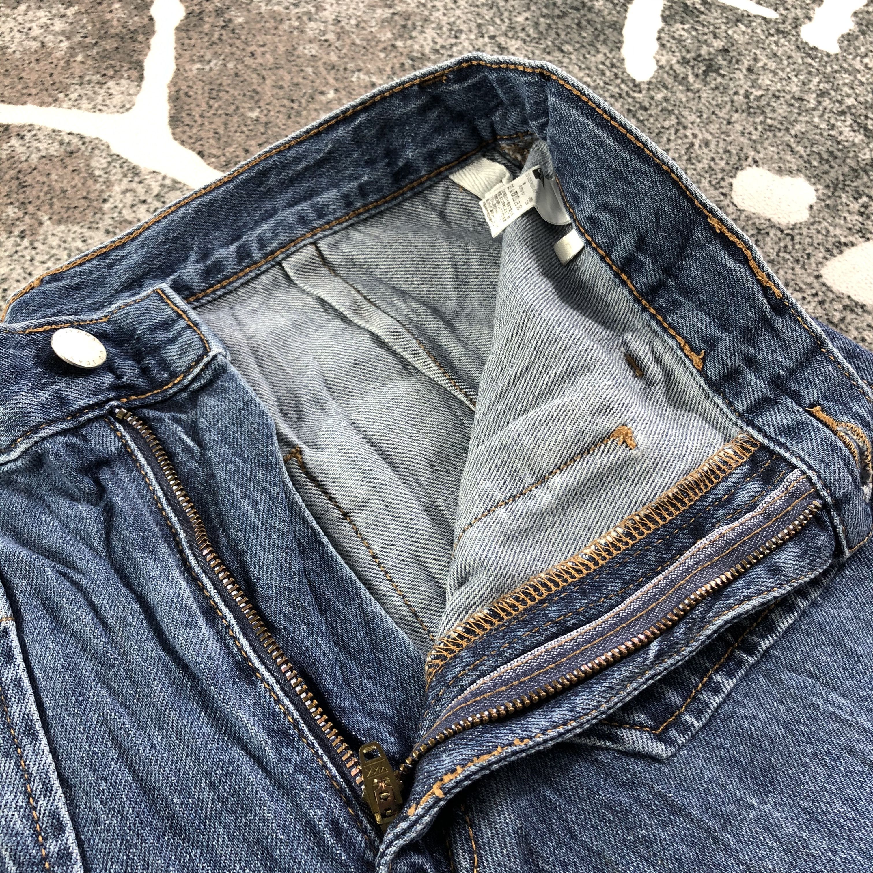 Japanese Brand Japanese Brand GU Bush Pants Jeans Flare Denim KJ1703 Size US 30 / EU 46 - 6 Thumbnail