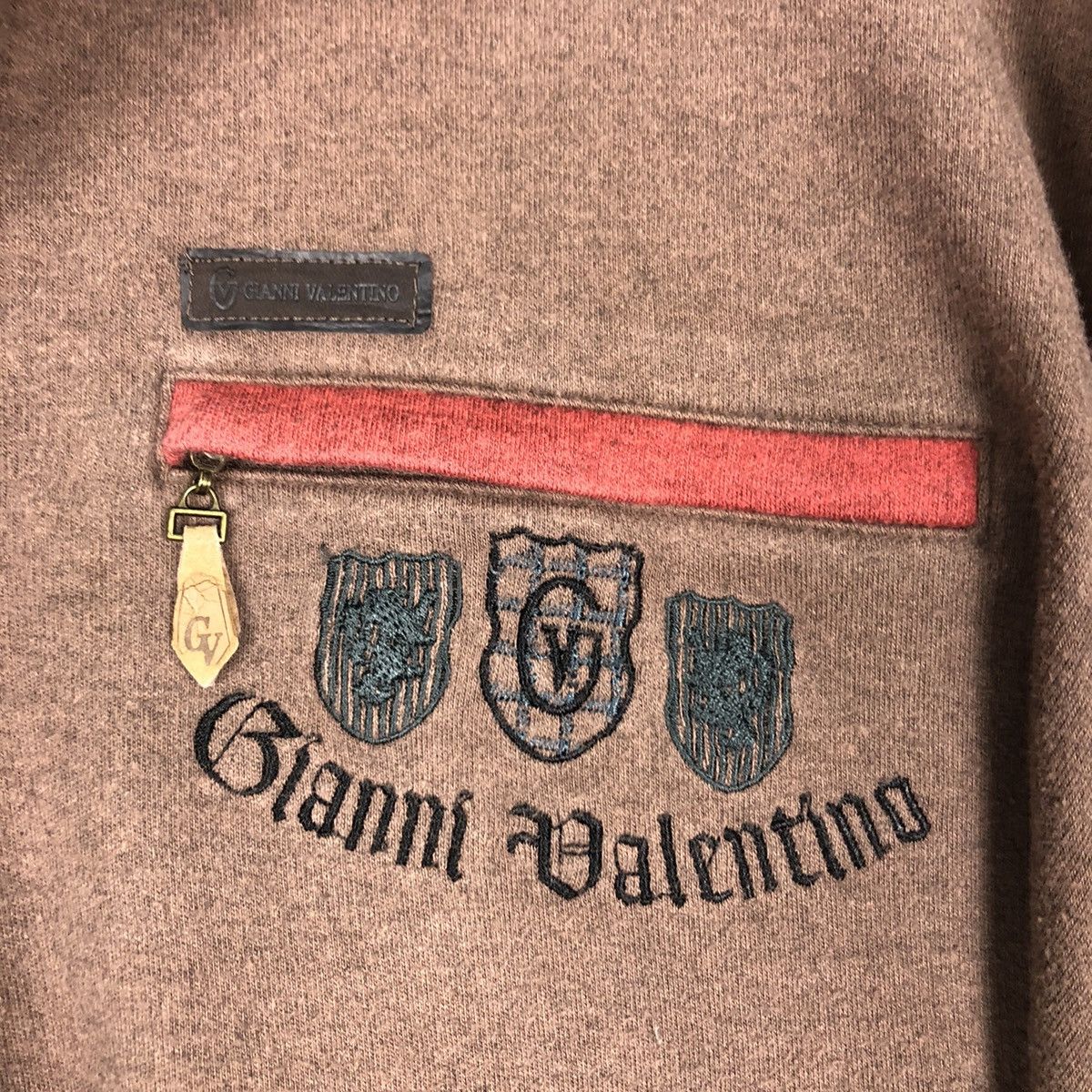 Gianni Valentino × Valentino Vintage Gianni Valentino Casual Wear Sweatshirt 90S Rare Size US M / EU 48-50 / 2 - 12 Thumbnail