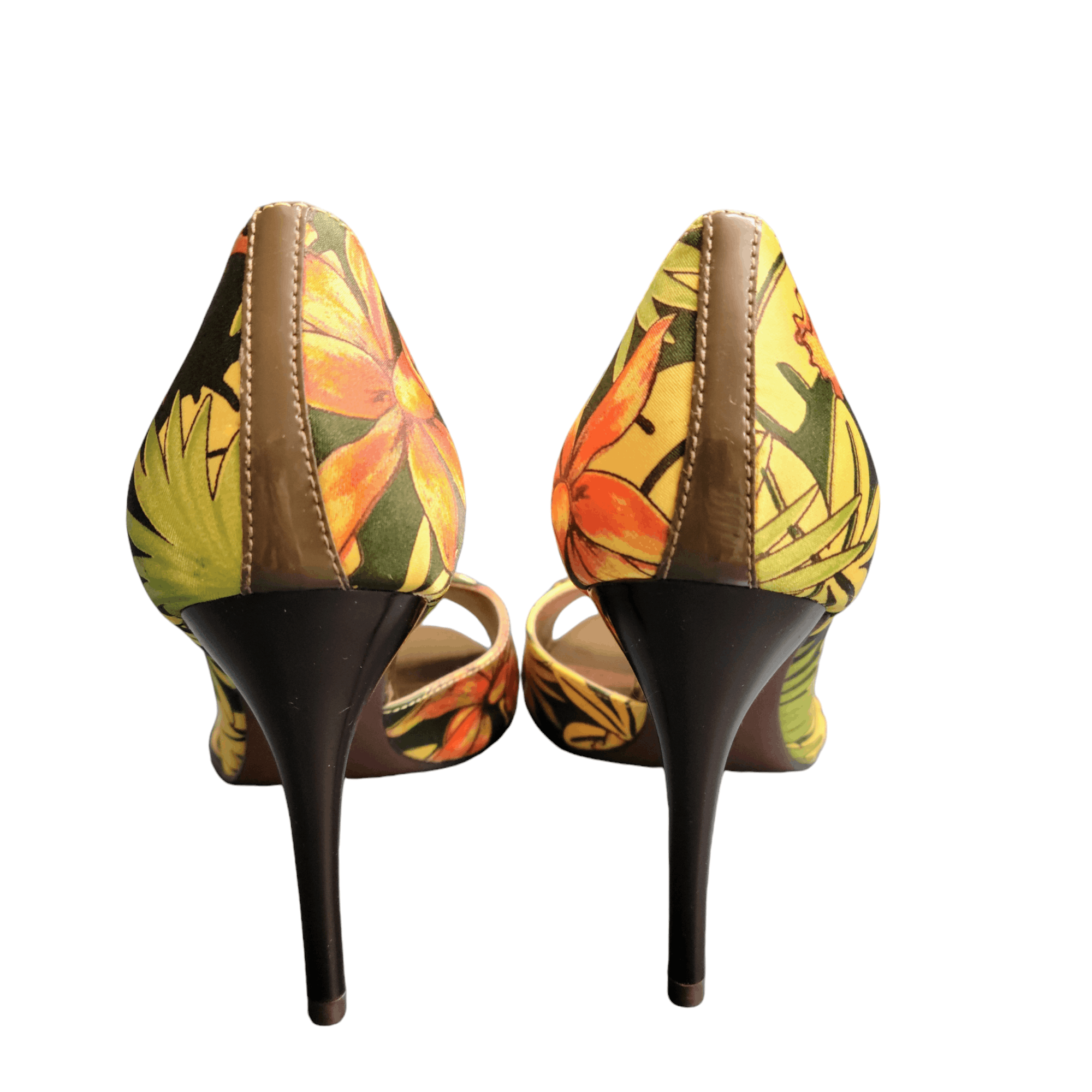 NBDN Nobrandedon Carlos Santana Roulette Green Savage Heels Pumps Shoes High Size US 7.5 / IT 37.5 - 4 Thumbnail