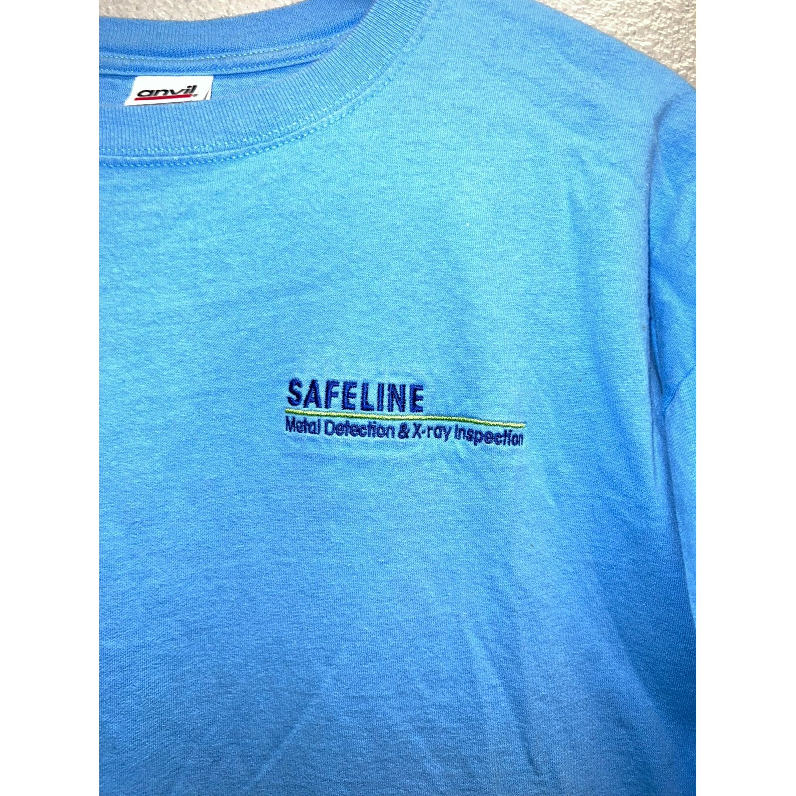 Anvil Vintage X Ray Shirt Safeline Metal Detection Tee 90s VTG XL Size US XL / EU 56 / 4 - 2 Thumbnail