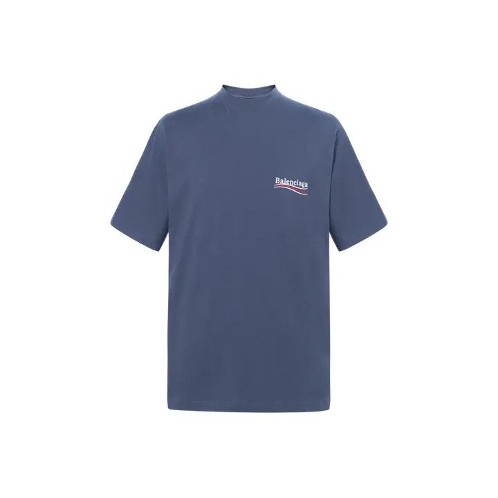 Balenciaga Balenciaga SS22 Gray Embroidered T-shirt for Men Size US XXS / EU 40 - 1 Thumbnail