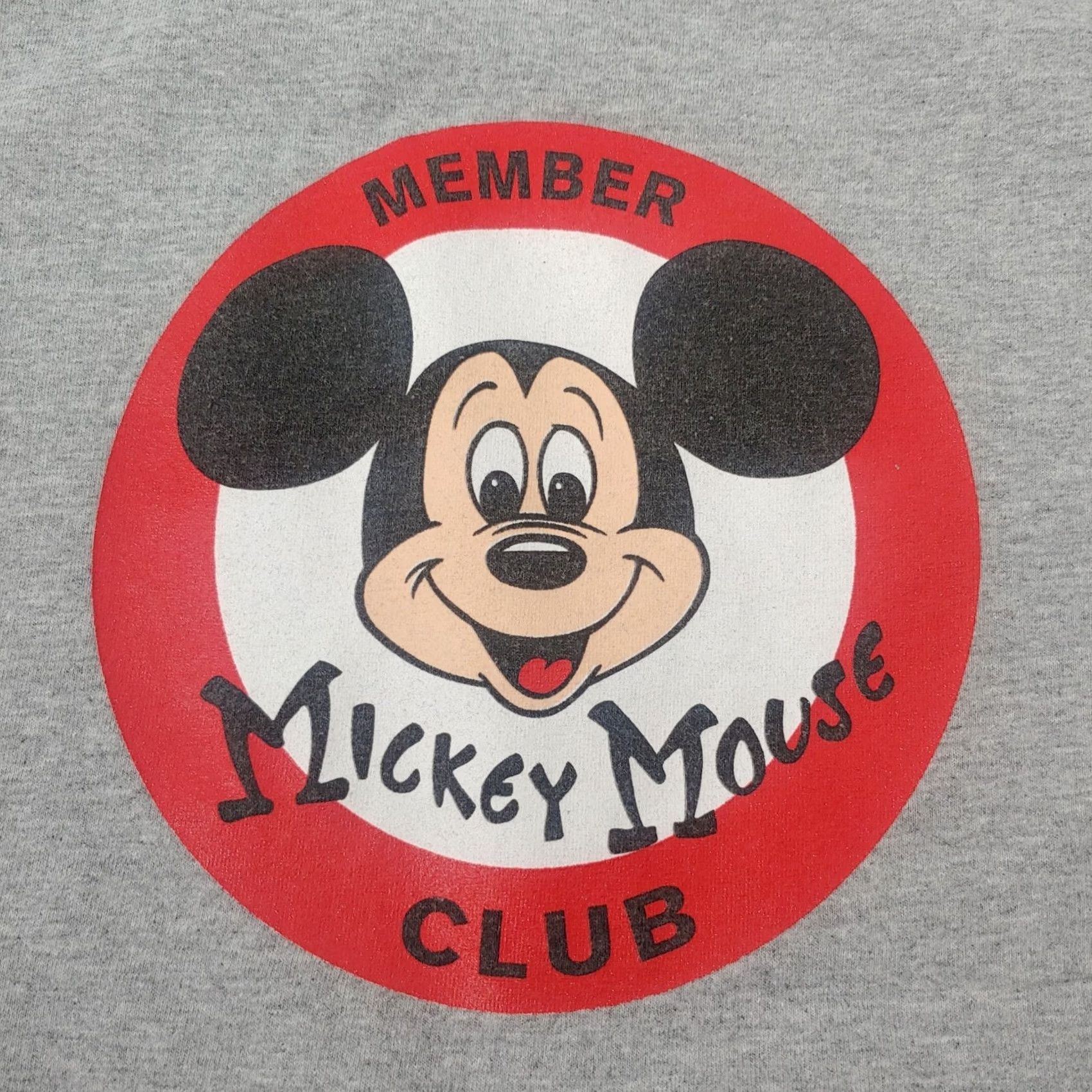 Disney Mickey Mouse Club Member Disney Store Shirt 2XL Gray Ringer T Shirt Short Sleeve Men Size US XXL / EU 58 / 5 - 4 Thumbnail