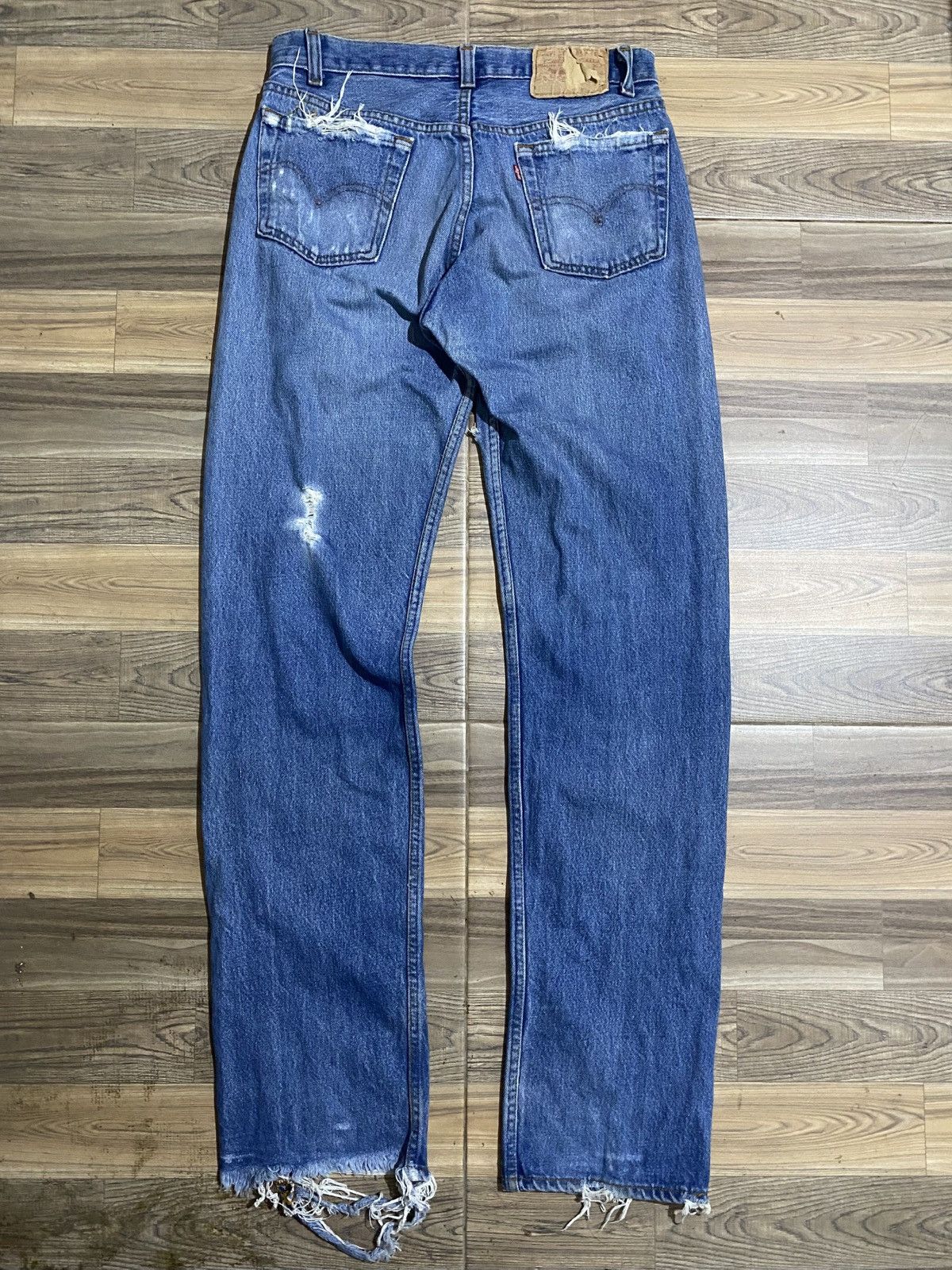 Levi's × Levi's Vintage Clothing × Vintage VINTAGE LEVIS 501 365 DISTRESSED JEANS Size US 29 - 12 Thumbnail