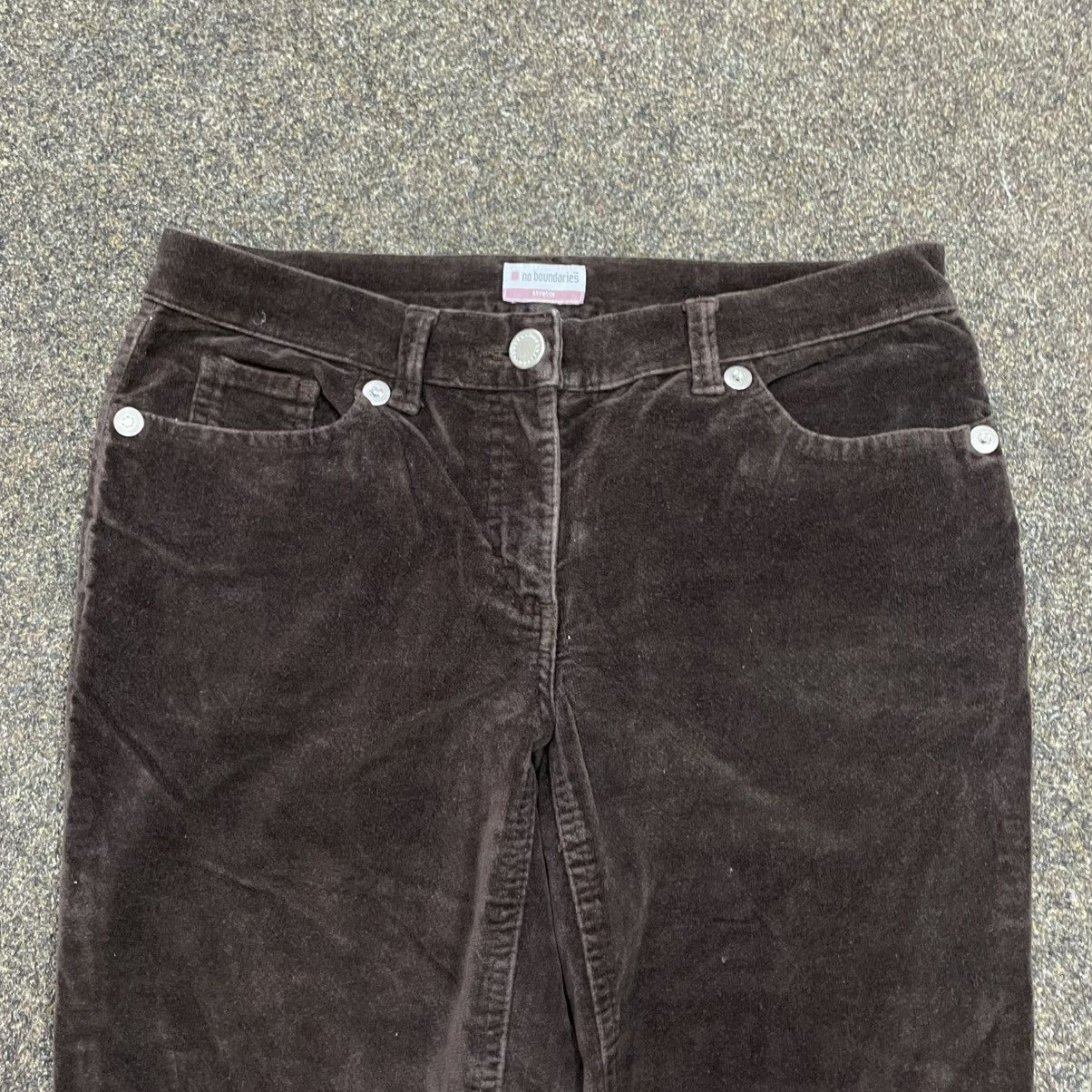 Vintage Vintage Y2K Flared Corduroy Pants Grunge 90s Archive Boxy Size 32" / US 10 / IT 46 - 4 Thumbnail