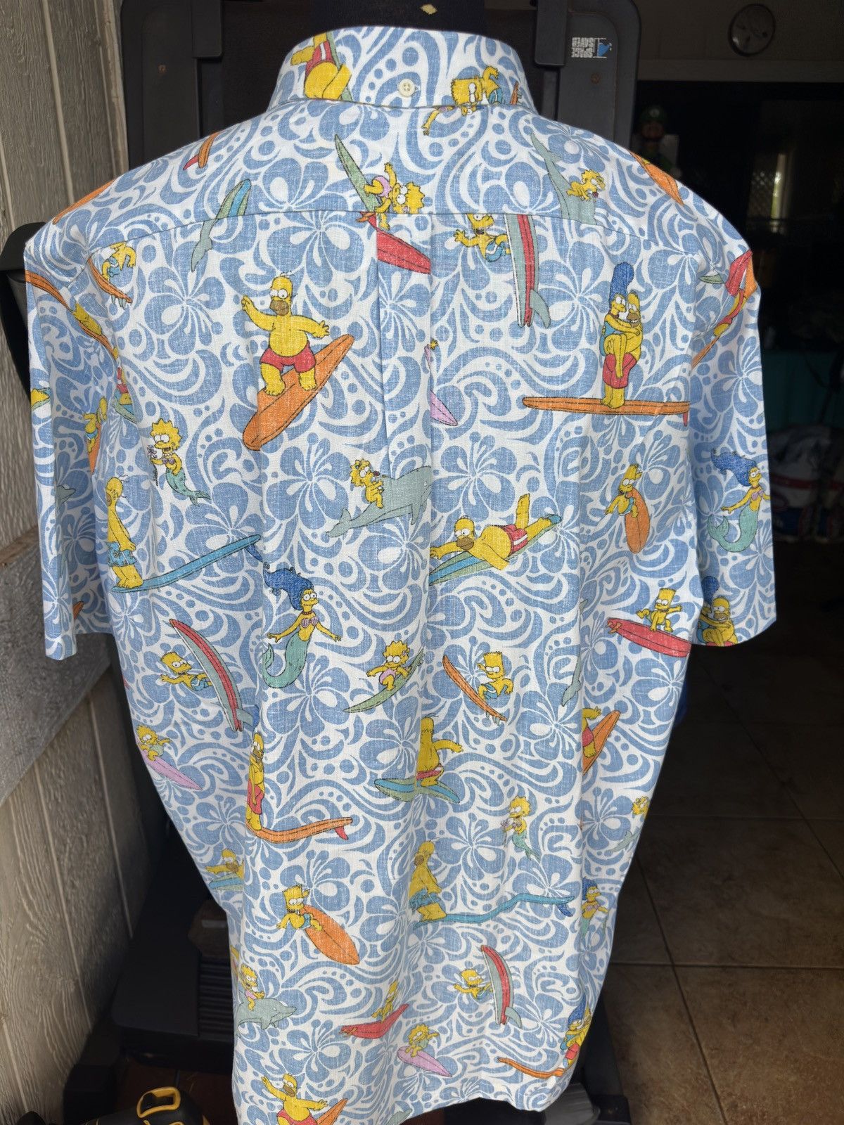 Reyn Spooner New The Simpsons Reyn Spooner Cowabunga Blue Men's XXL Size US XXL / EU 58 / 5 - 2 Thumbnail