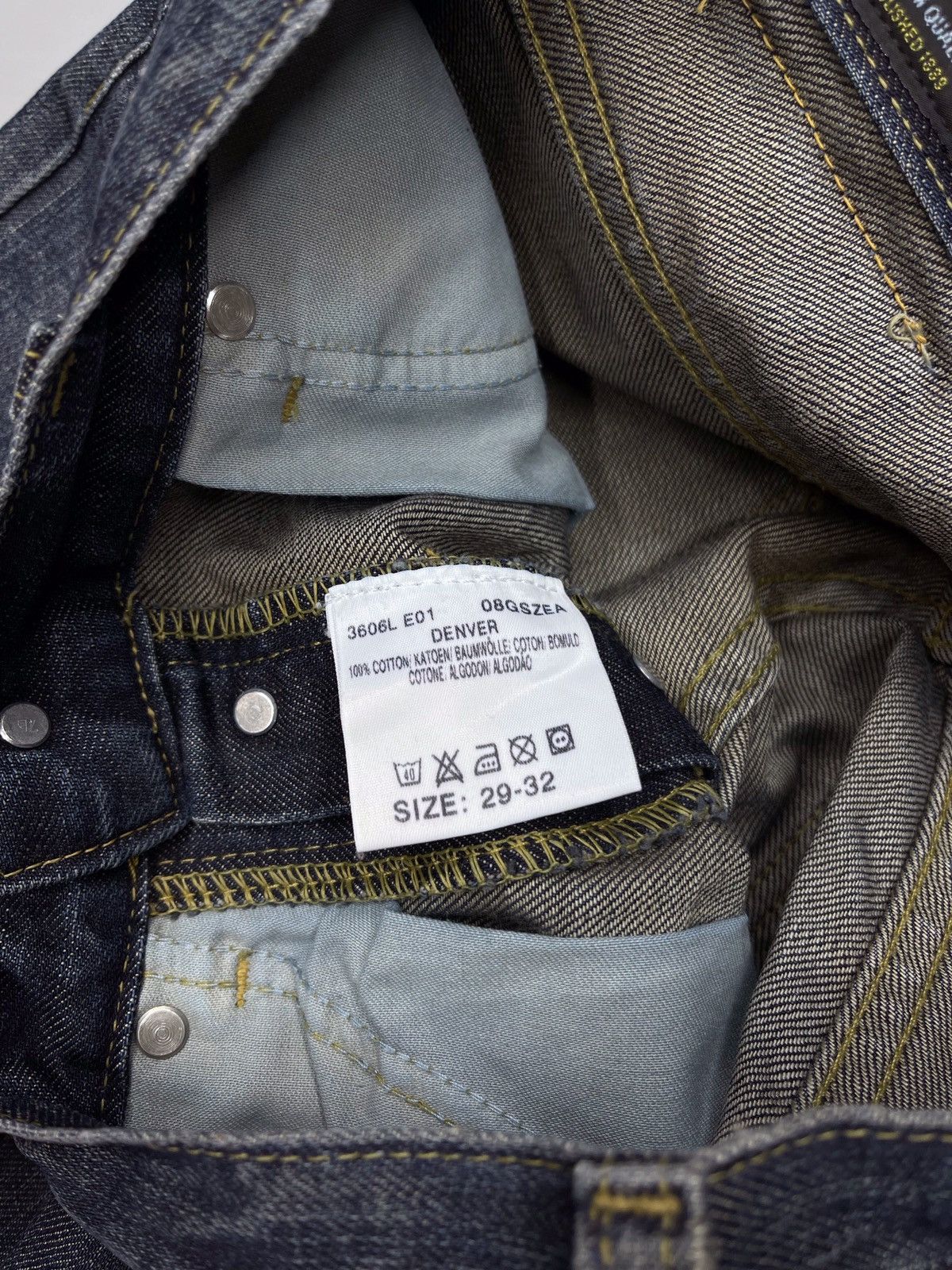 Japanese Brand × Lee Flare Vintage Lee Japan Jeans Riders Bootcut Rare Size 29" - 8 Thumbnail