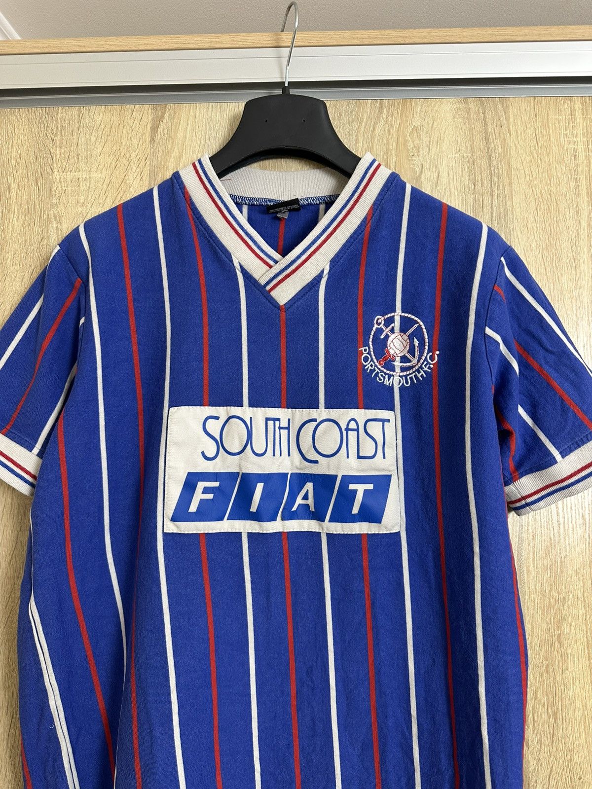 Vintage 🔥 1987 1989 Portsmouth Football Retro Toffs T Shirt Jersey Size US L / EU 52-54 / 3 - 2 Thumbnail