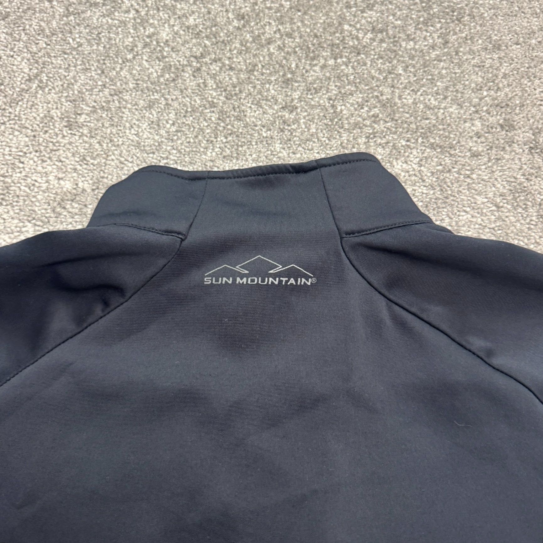 Vintage Sun Mountain ThermalFlex 1/4 Zip Pullover Jacket Mens M Navy Blue Sun Mountain Pullover Jacket Mens Medium Navy Blue Athletic Outdoor Golf Size US M / EU 48-50 / 2 - 5 Thumbnail