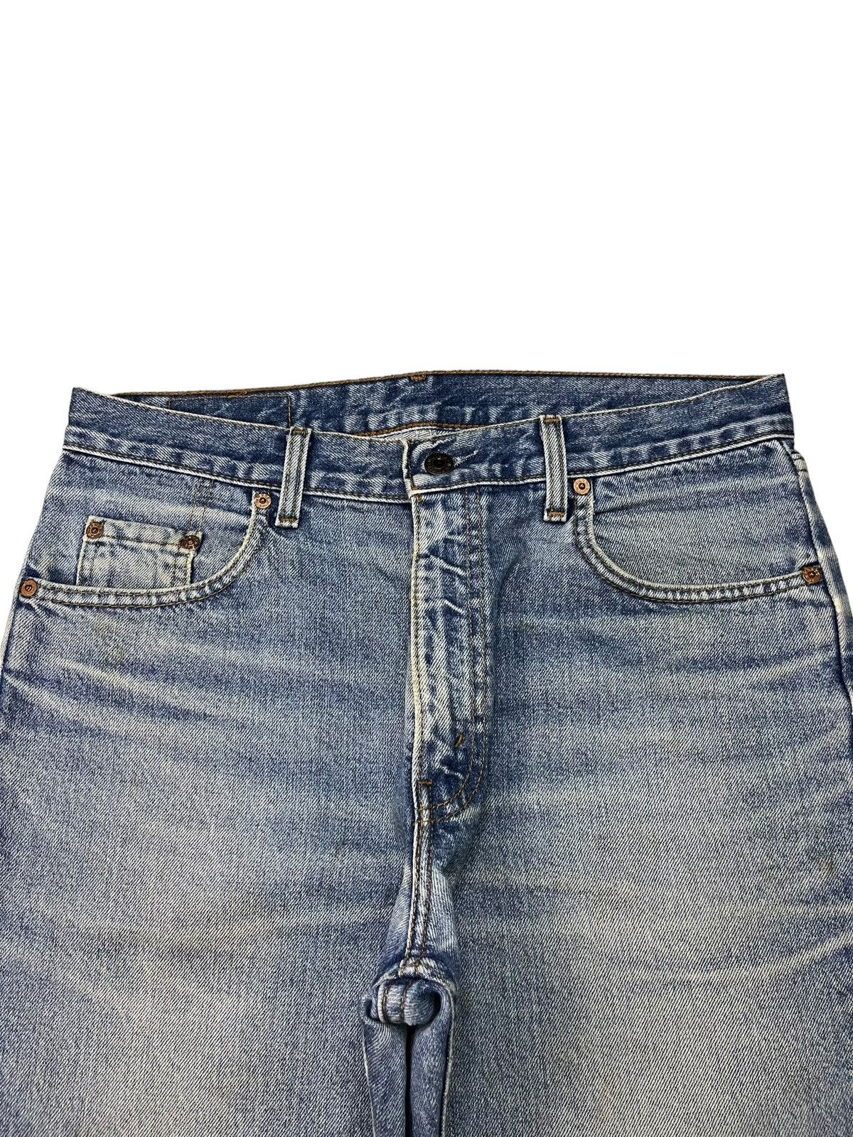 Levi's × Levi's Vintage Clothing Vintage 80s Levis 630 Orange Tab Mud Wash Rip Baggy Jeans Size US 33 - 4 Thumbnail
