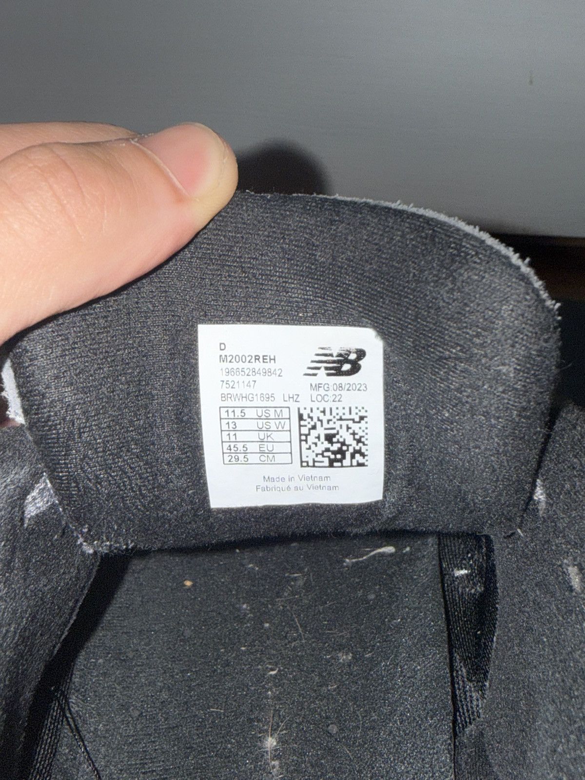 New Balance New Balance 2002R Size US 11.5 / EU 44-45 - 6 Thumbnail