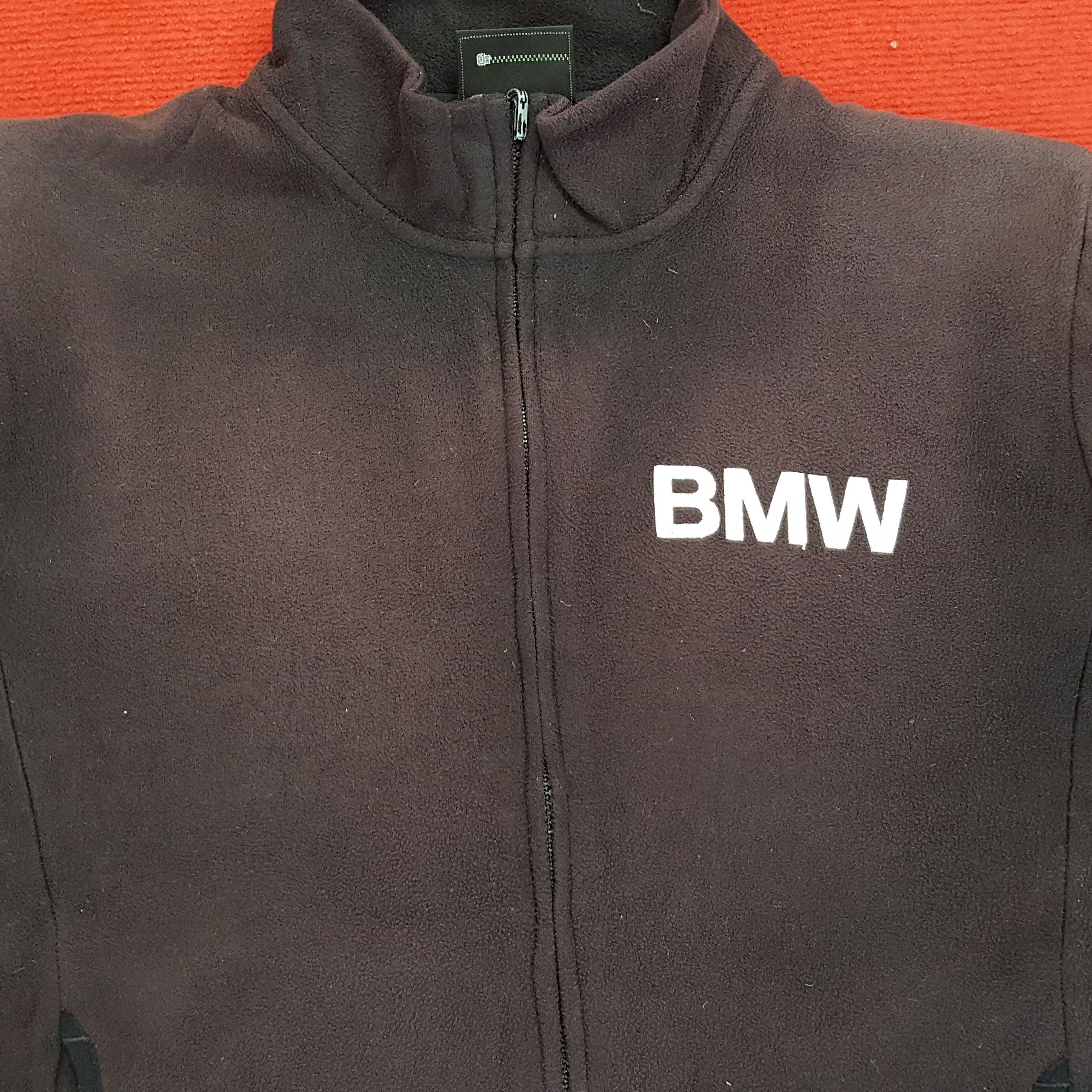 BMW × Vintage BMW Fleece Sweater Jacket Size US M / EU 48-50 / 2 - 2 Thumbnail