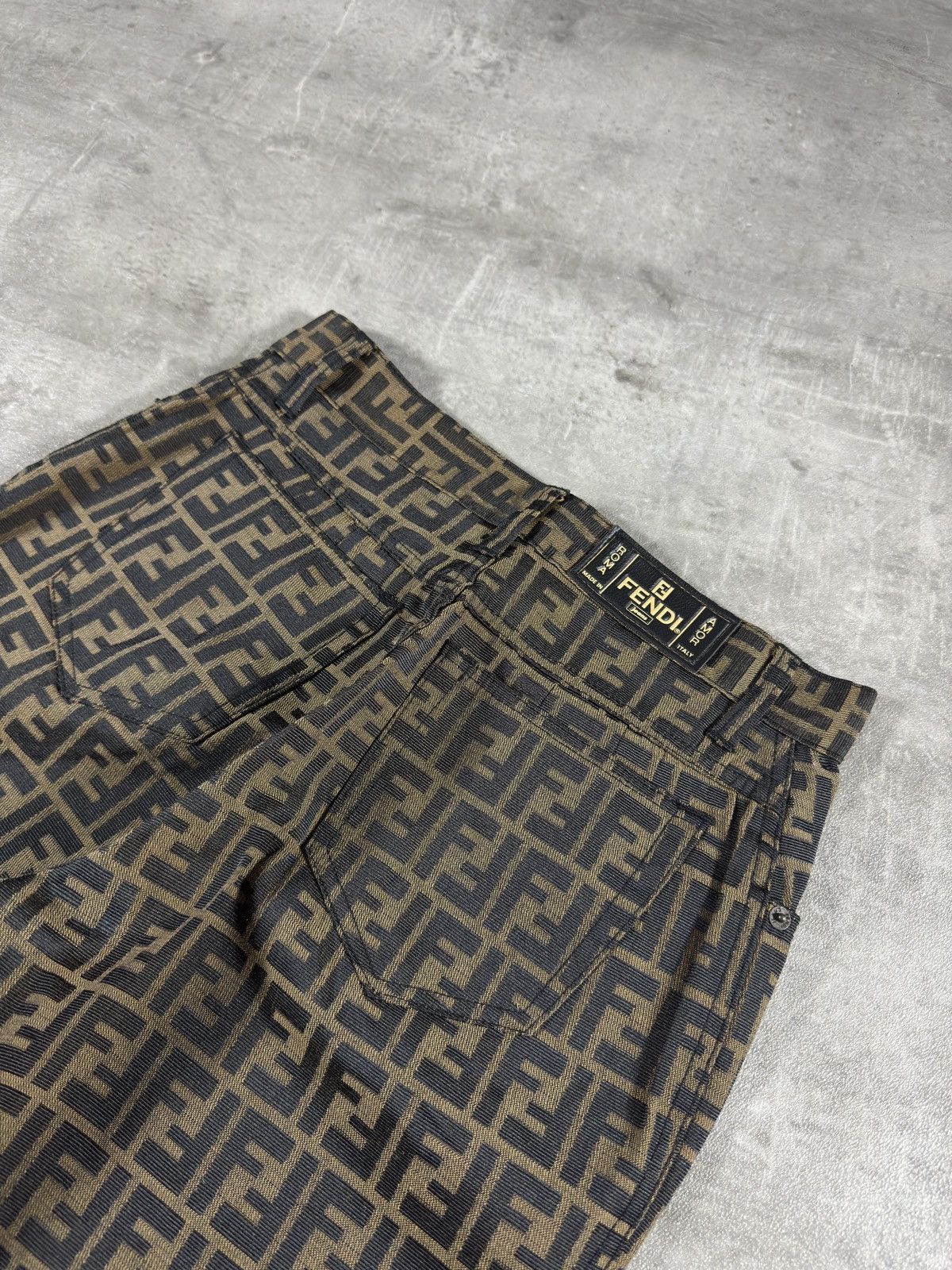 Fendi Fendi Zucca Monogram Pants luxury Size 30" / US 8 / IT 44 - 3 Thumbnail