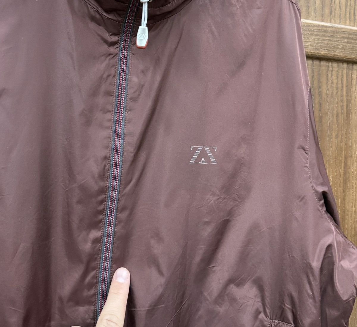 Z Zegna Zegna Sport Light Shell Project Dark Cherry Nylon Tracksuit Size US M / EU 48-50 / 2 - 6 Thumbnail