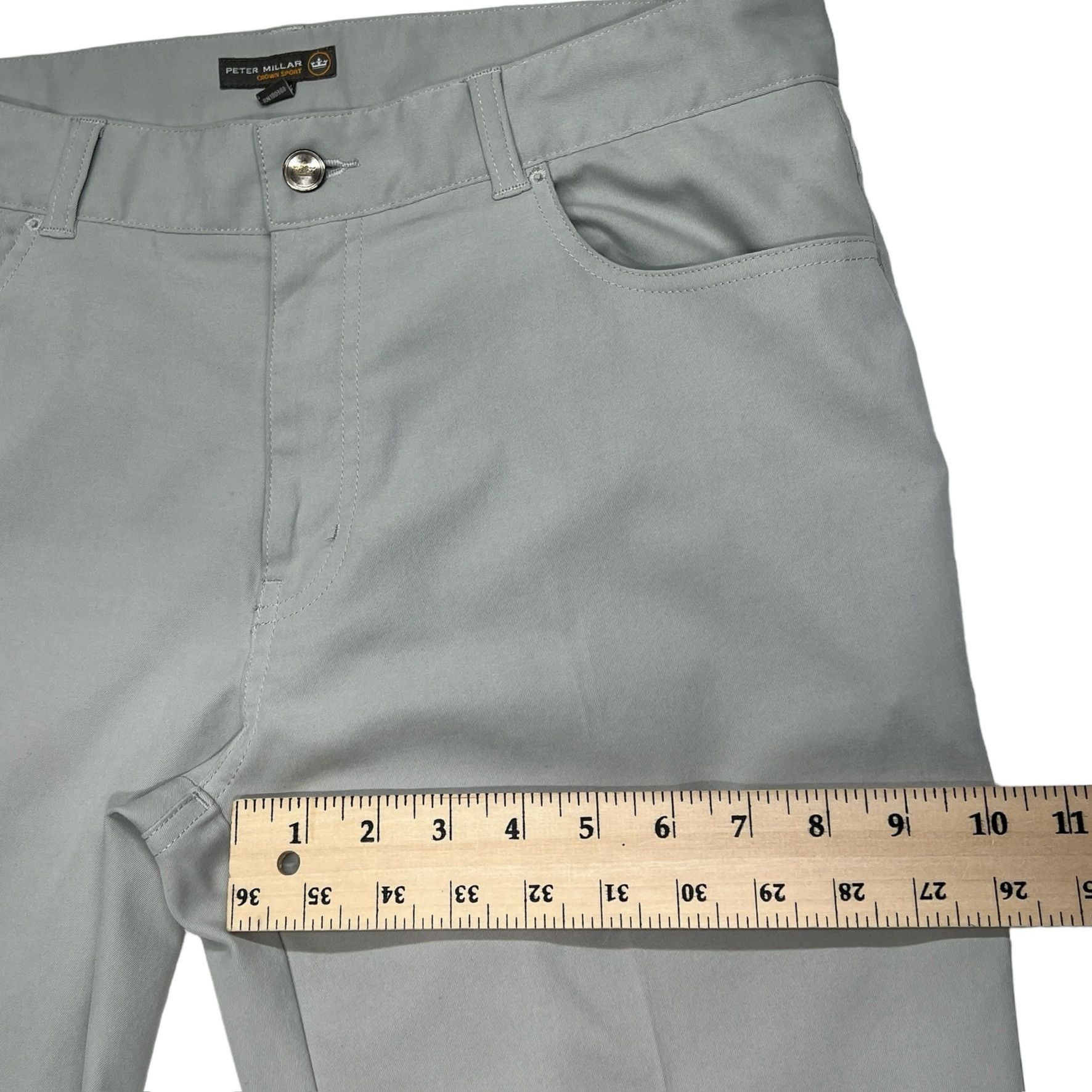Peter Millar Peter Millar Men's Crown Sport Performance Gray Golf Pant Size US 34 / EU 50 - 6 Thumbnail