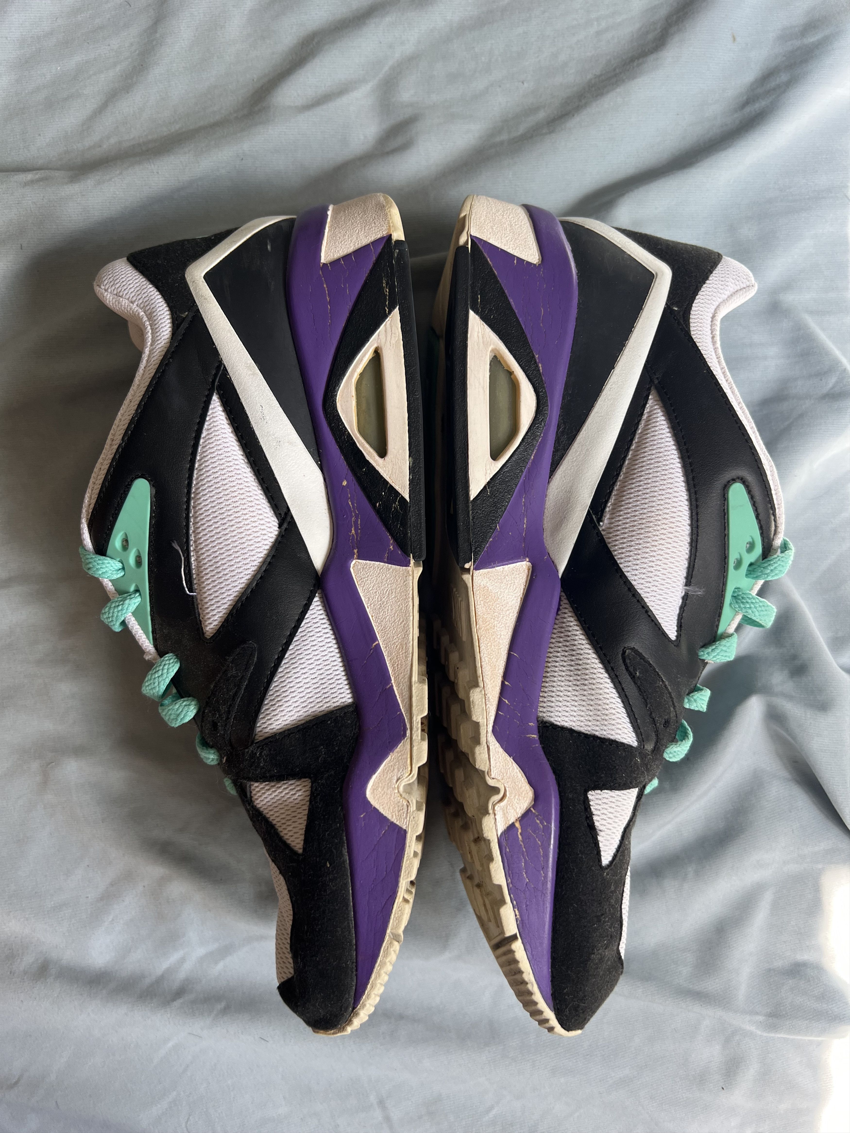 Nike Nike Air Structure Triax 91 Black/White/Mint/Purple (2009) Size US 10 / EU 43 - 5 Thumbnail