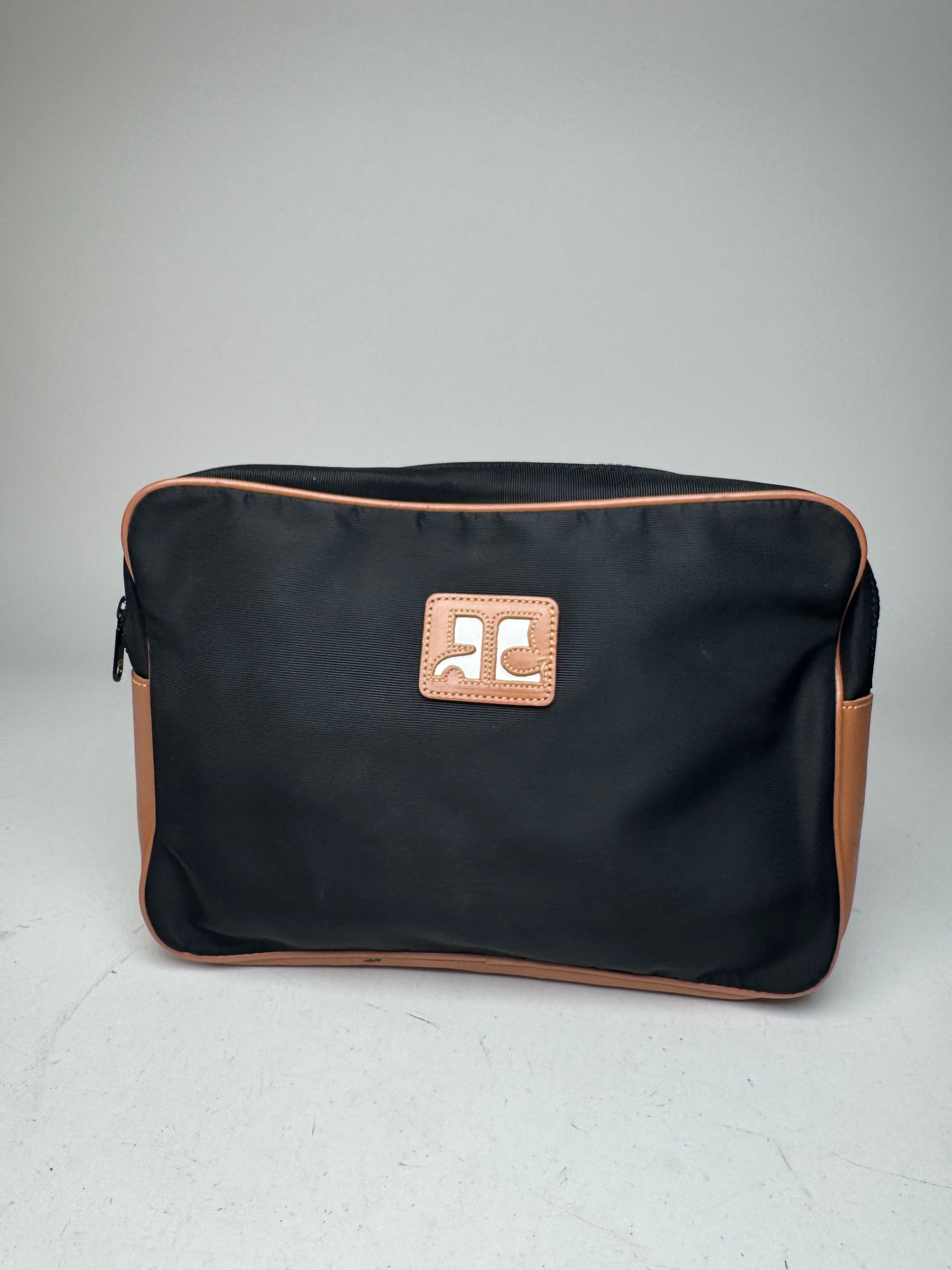 Courreges Vintage Clutch Black Brown Size ONE SIZE - 1 Thumbnail