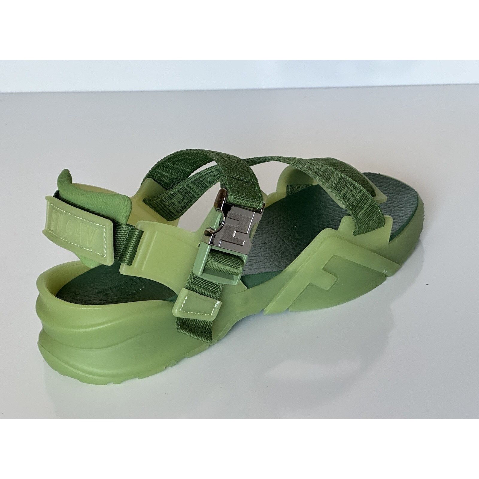 Fendi Fendi Men's FF Strapped Basil Sandals 10 US/ 9 UK 7X1503 Size US 10 / EU 43 - 2 Thumbnail