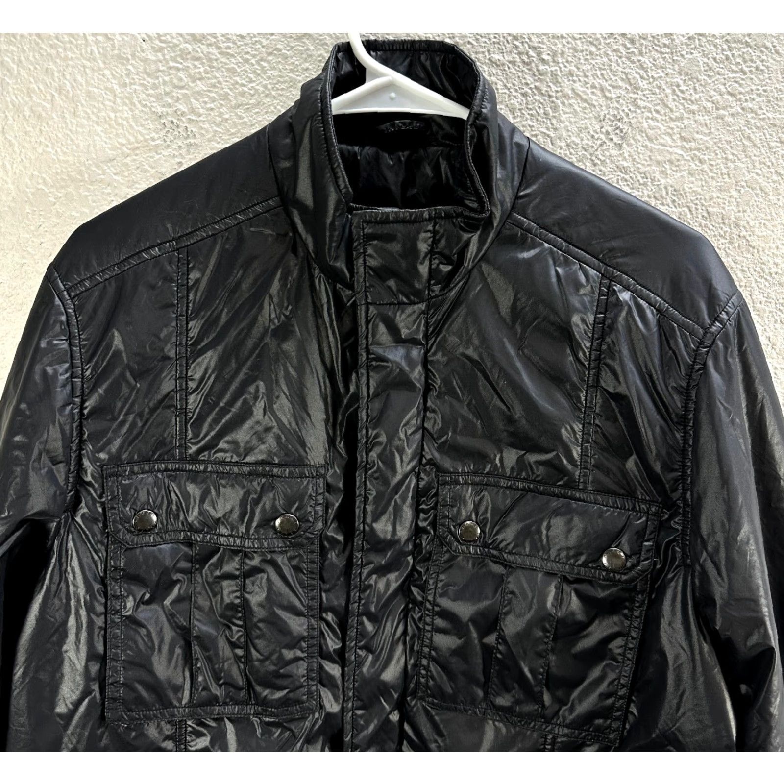 Perry Ellis Perry Ellis Men Jacket Insulated Black Zip Pockets Front Size M Casual Nylon Front Pockets Zipped Sleeve Sz M Size US M / EU 48-50 / 2 - 3 Thumbnail