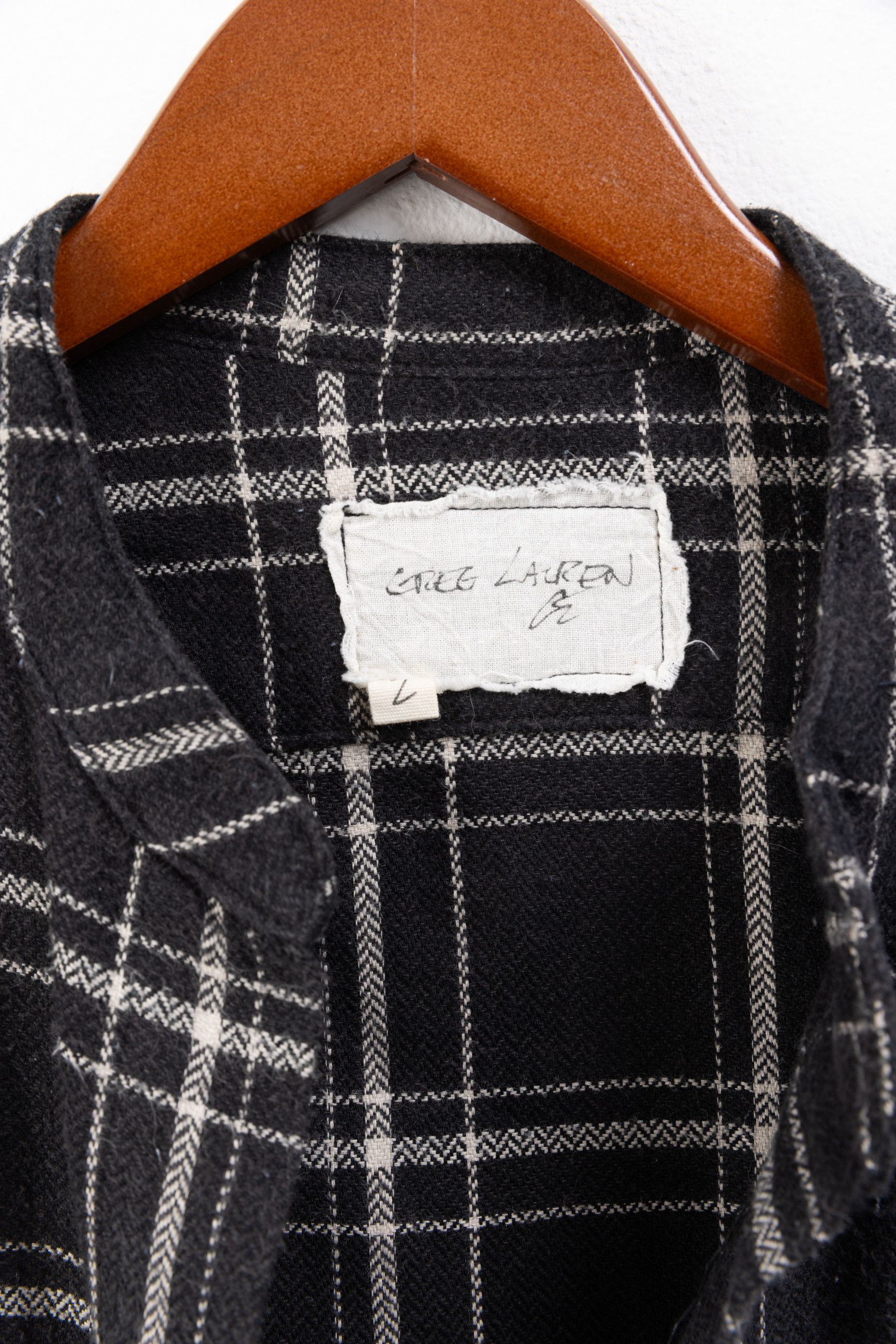 Greg Lauren Plaid black buttonup Size US S / EU 44-46 / 1 - 2 Thumbnail