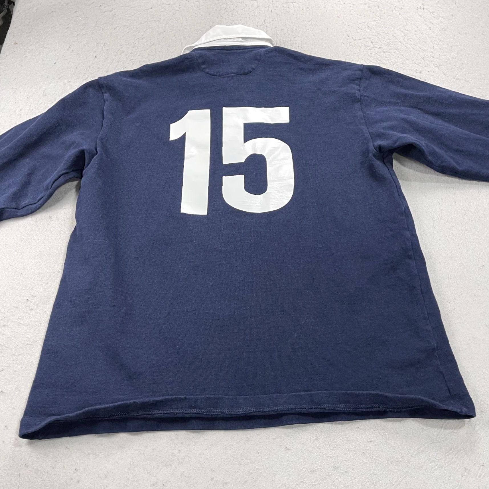 Vintage VINTAGE Rugby Polo Shirt Mens 4XL Blue Heavy Cotton United States USA 90s Size US XXL / EU 58 / 5 - 6 Thumbnail