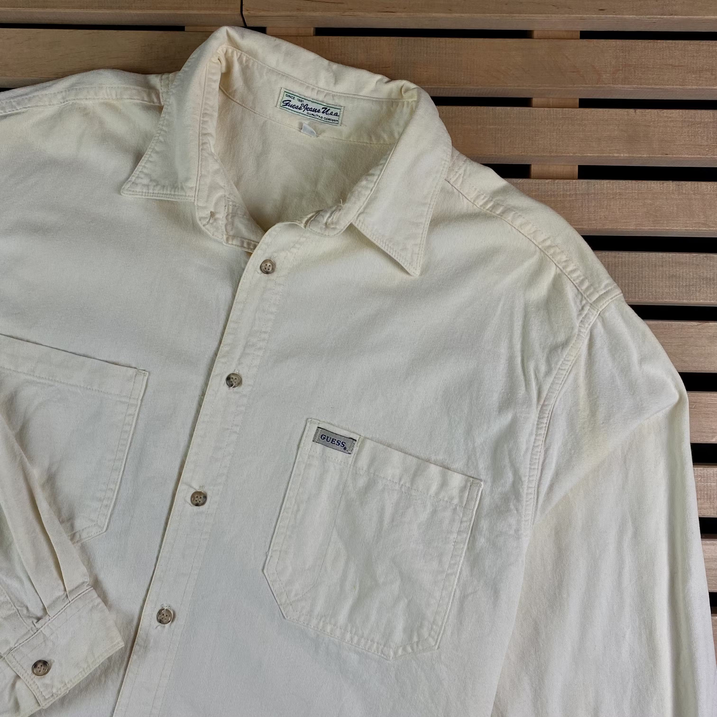 Guess × Vintage Mens Shirt Long Sleeve Guess Vintage Size XL Size US XL / EU 56 / 4 - 2 Thumbnail