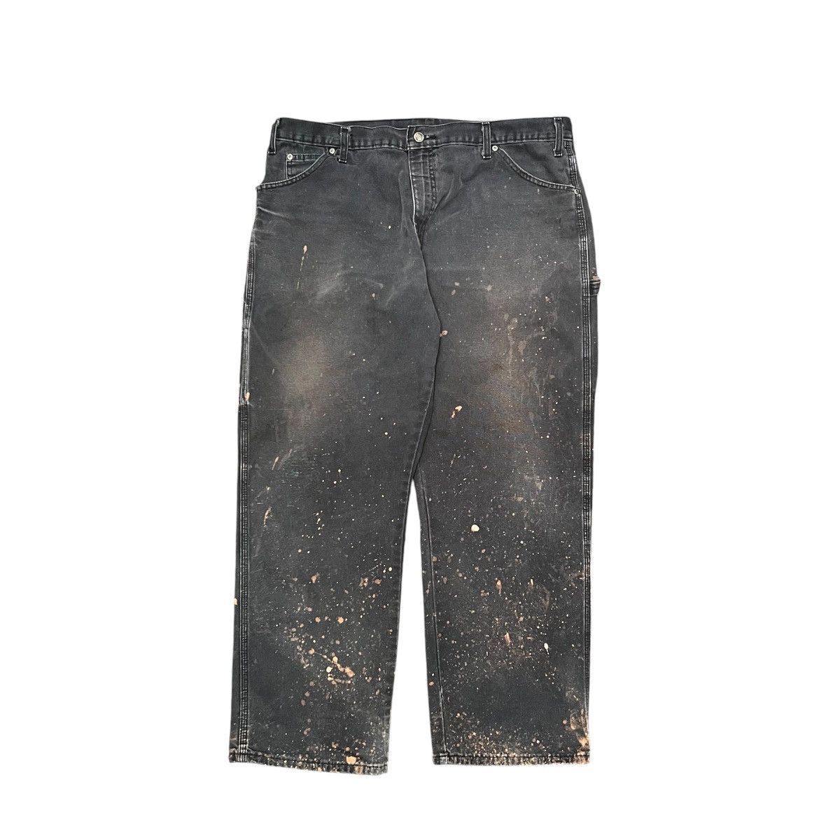 Dickies Vintage Faded Black Baggy Thrashed Dickies Pants Size US 40 / EU 56 - 1 Thumbnail