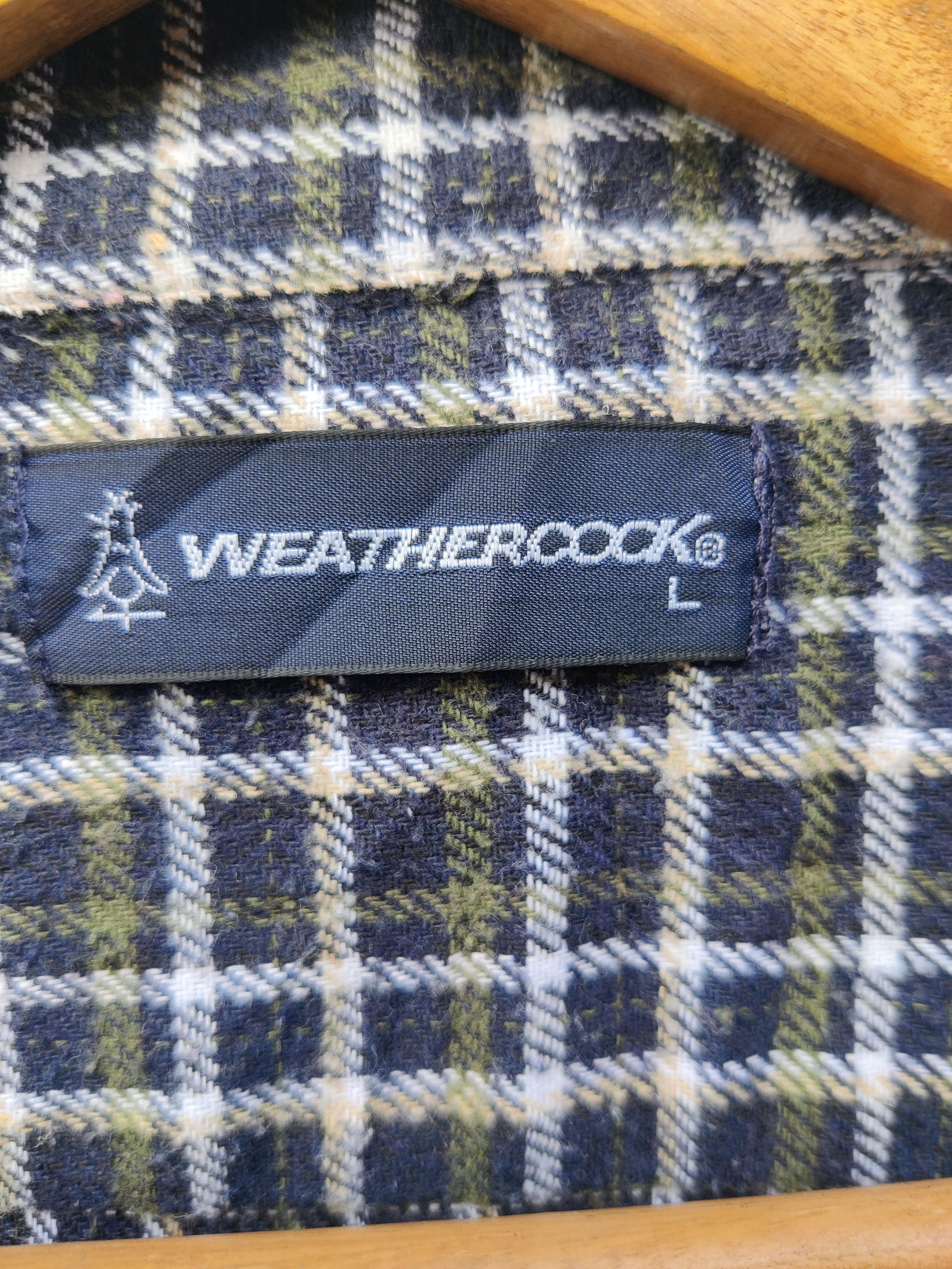 Japanese Brand Vintage Weathercock Checkers Flannel Shirt Size US L / EU 52-54 / 3 - 8 Thumbnail