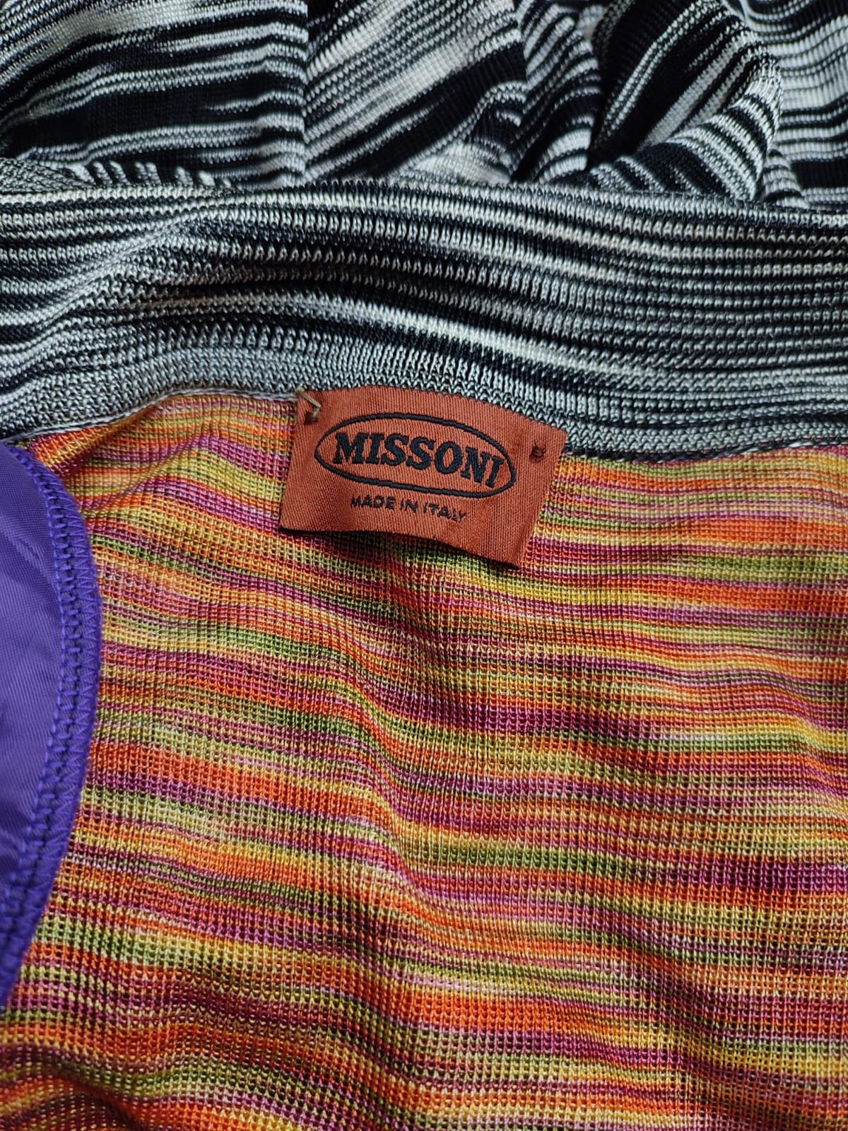 Designer × Missoni × Vintage 💥Vintage Missoni Long Cardigan Size M / US 6-8 / IT 42-44 - 5 Thumbnail