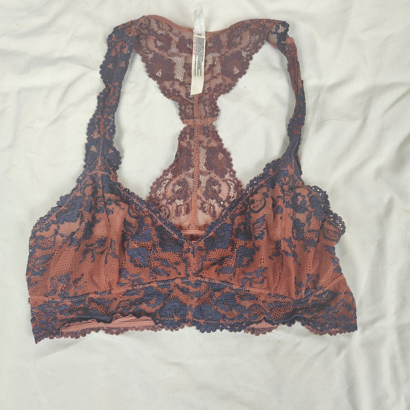 Free People Free People Wild Roses Racerback Bralette Womens Medium Size ONE SIZE - 1 Thumbnail