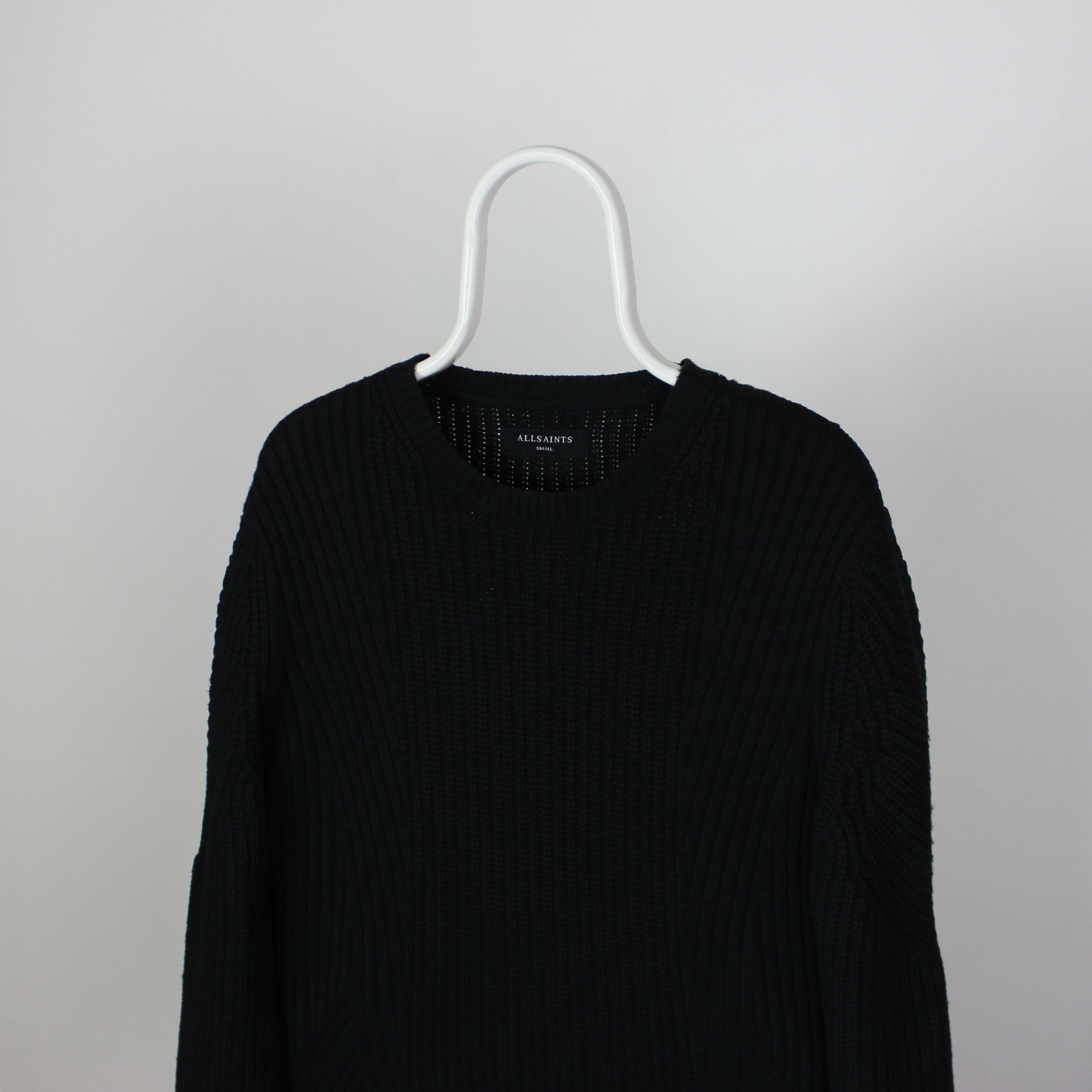 Allsaints Allsaints sweater men knitwear s m black hirem crew Size US S / EU 44-46 / 1 - 1 Thumbnail