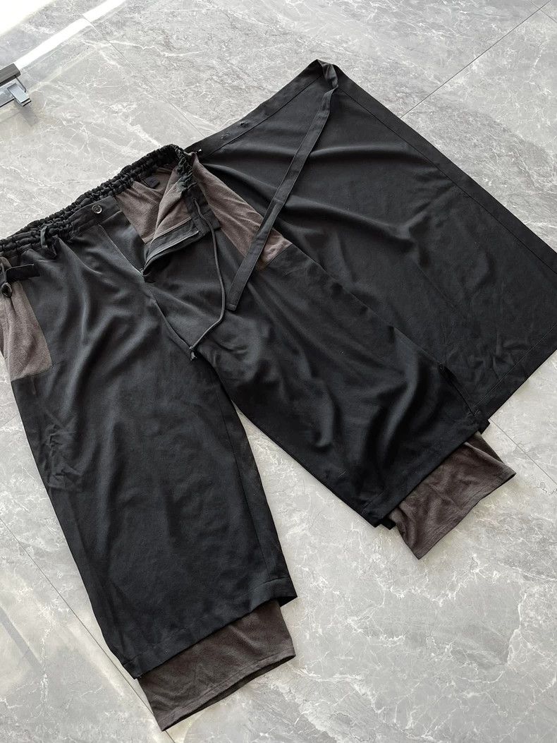 Yohji Yamamoto Yohji Yamamoto size 3 17 aw Double Culottes pants 2506-Nex Size US 30 / EU 46 - 1 Thumbnail