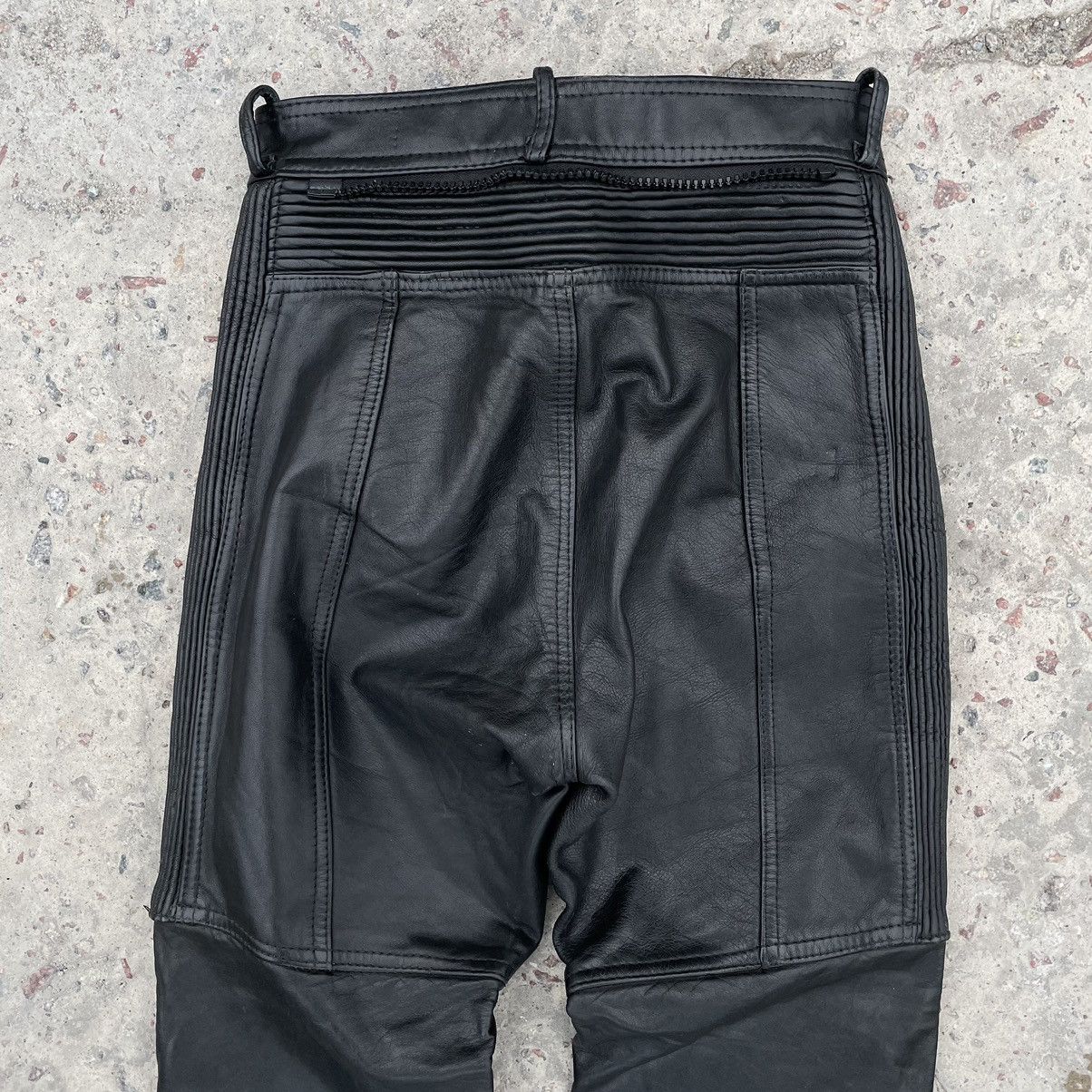 Vintage Vintage Moto Pants 38 Real Leather Y2K 90s USA Style Size 26" / US 2 / IT 38 - 9 Thumbnail