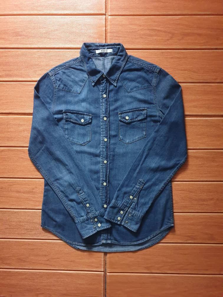 Japanese Brand Azul Japanese brand blue colour Western Shirt Size US M / EU 48-50 / 2 - 11 Thumbnail