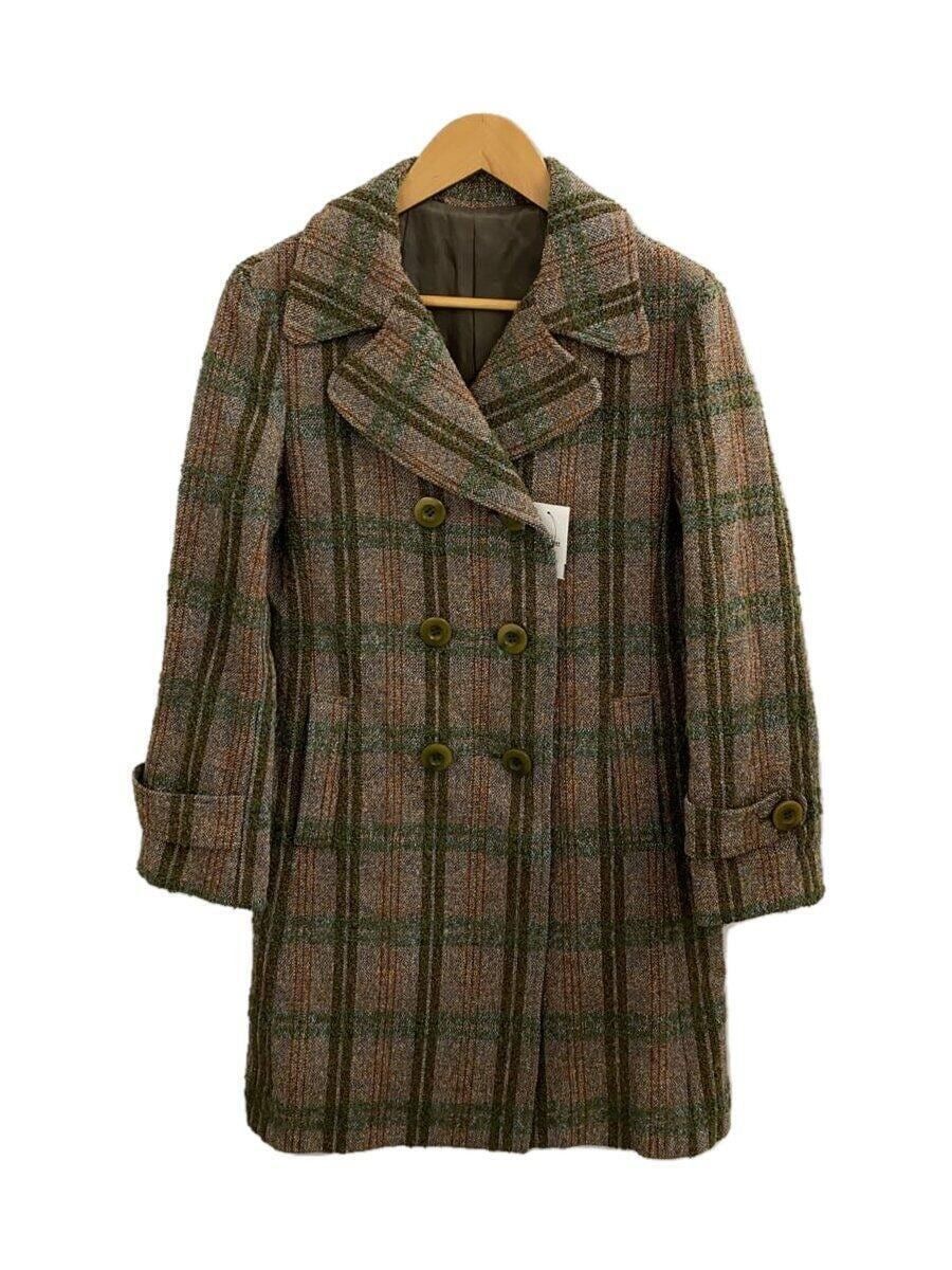 image of Hysteric Glamour Wool Peacoat in Brown, Men's (Size Small)