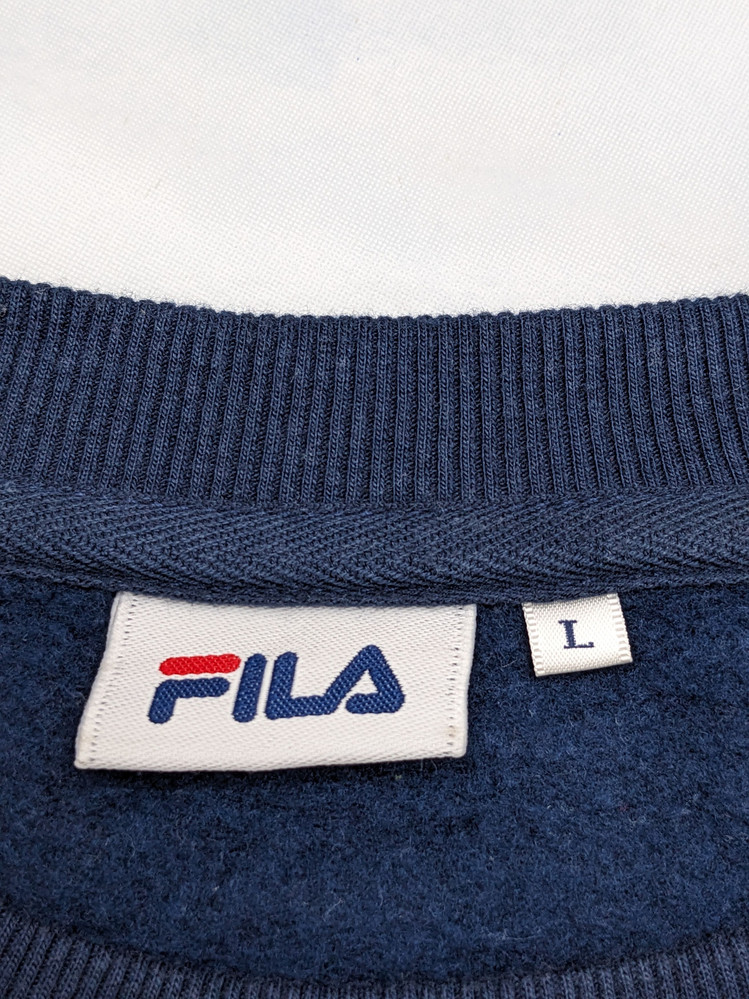 Fila Vintage FILA BIELLA ITALIA Striped Crewneck Sweatshirt Size US L / EU 52-54 / 3 - 9 Thumbnail