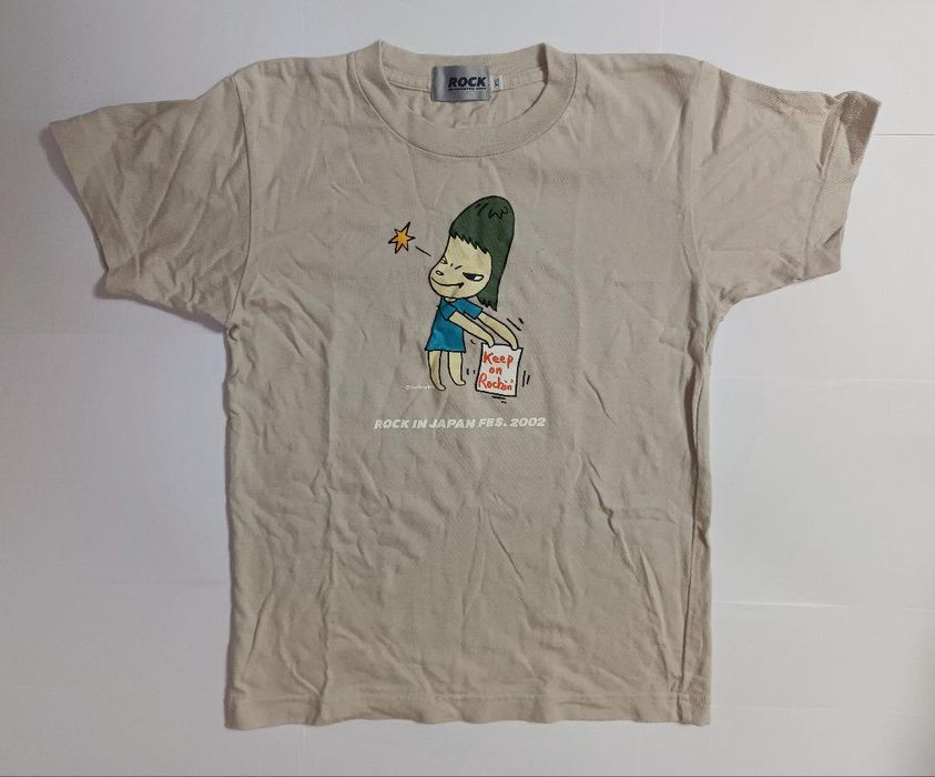 Archival Clothing YOSHITOMO NARA Rock in Japan Fes 2002 T-Shirt Pale ...