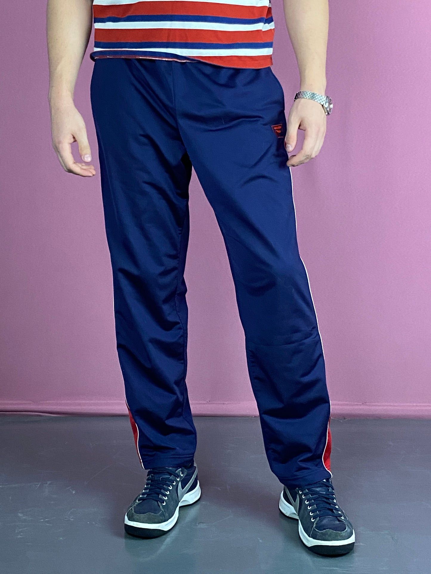 Fila × Vintage 90s Fila Vintage Men's Track Pants - M Size US 38 / EU 54 - 1 Thumbnail