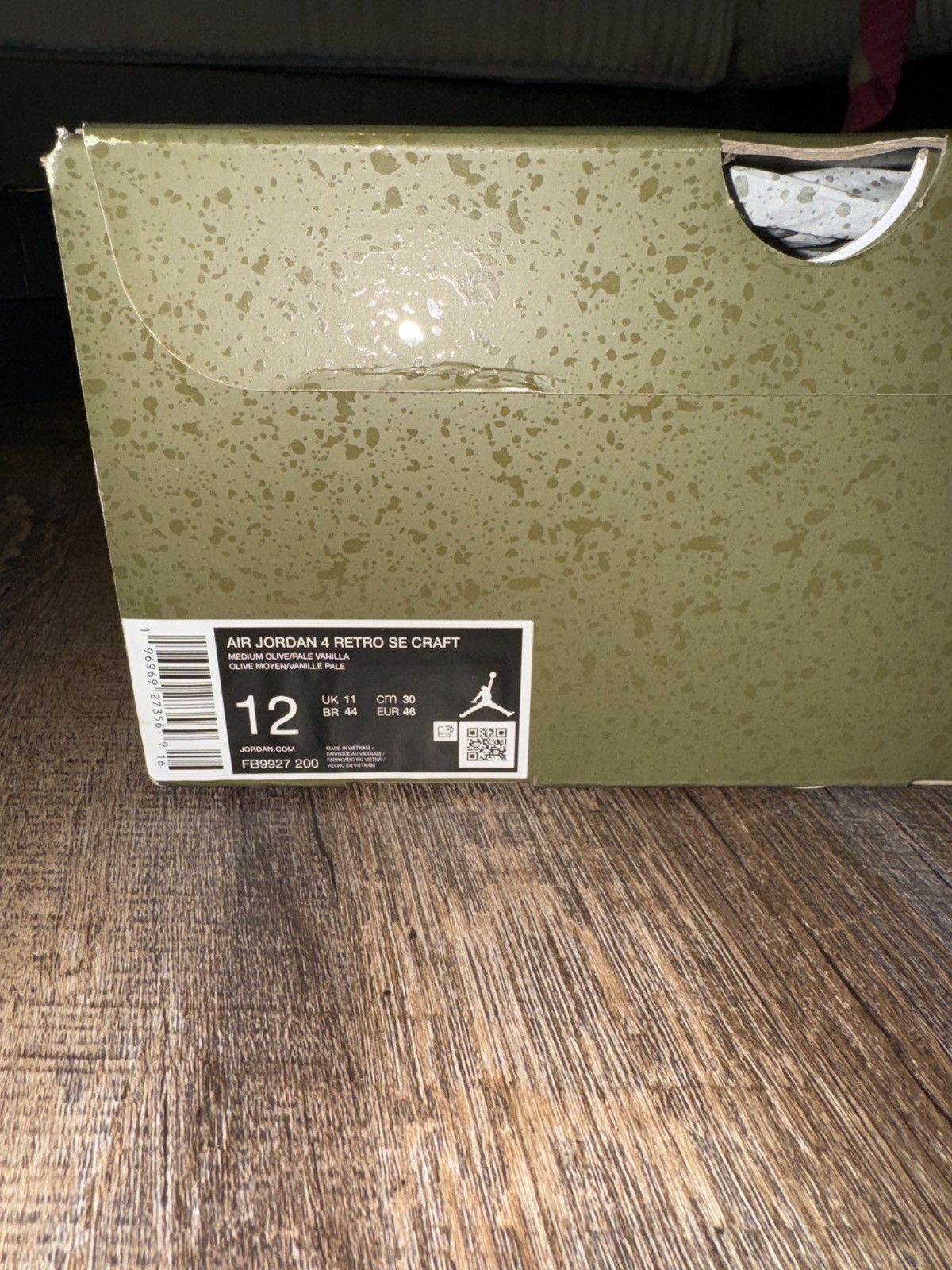 Jordan Brand Air Jordan 4 Retro SE Craft ‘Olive Size US 12 / EU 45 - 9 Thumbnail