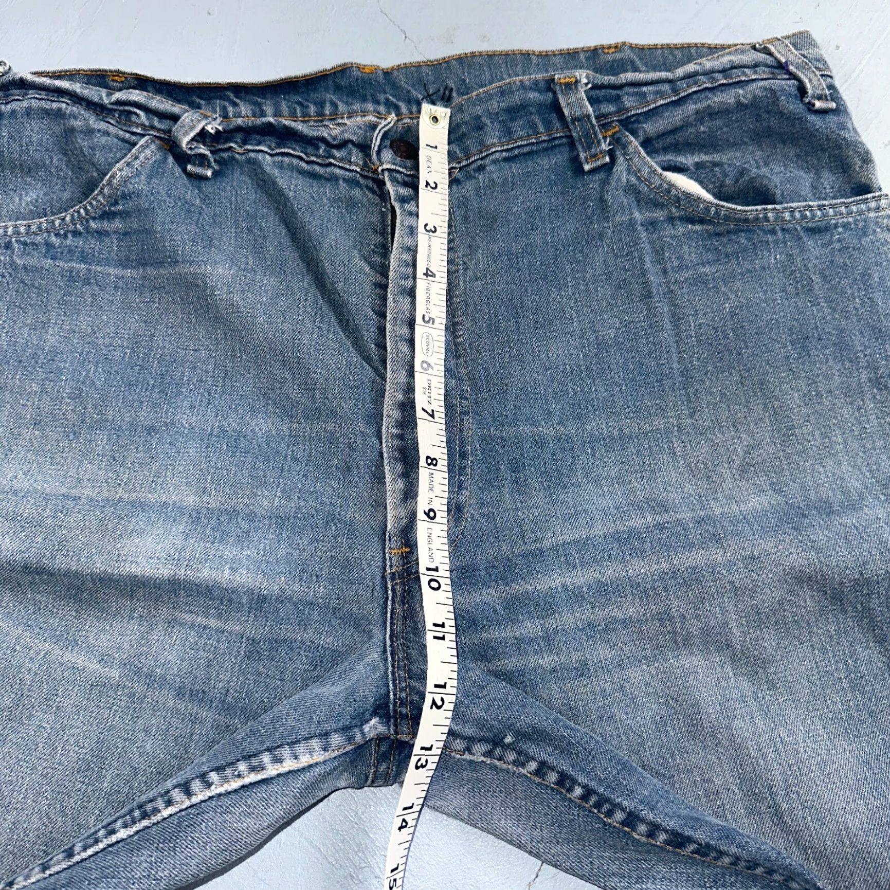 Levi's VINTAGE Levi's 646 Jeans Bootcut Men 40x30 Blue Denim USA 70s 500 Series Slim Classic Mid Rise Retro 40 Mens Size US 40 / EU 56 - 7 Thumbnail