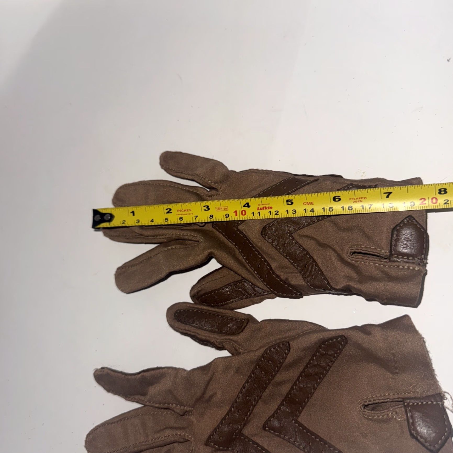 Vintage VINTAGE Isotoner Driving Gloves Woman One Size Tan Brown 1980s Nylon Spandex Stretch Philippines Size ONE SIZE - 6 Thumbnail