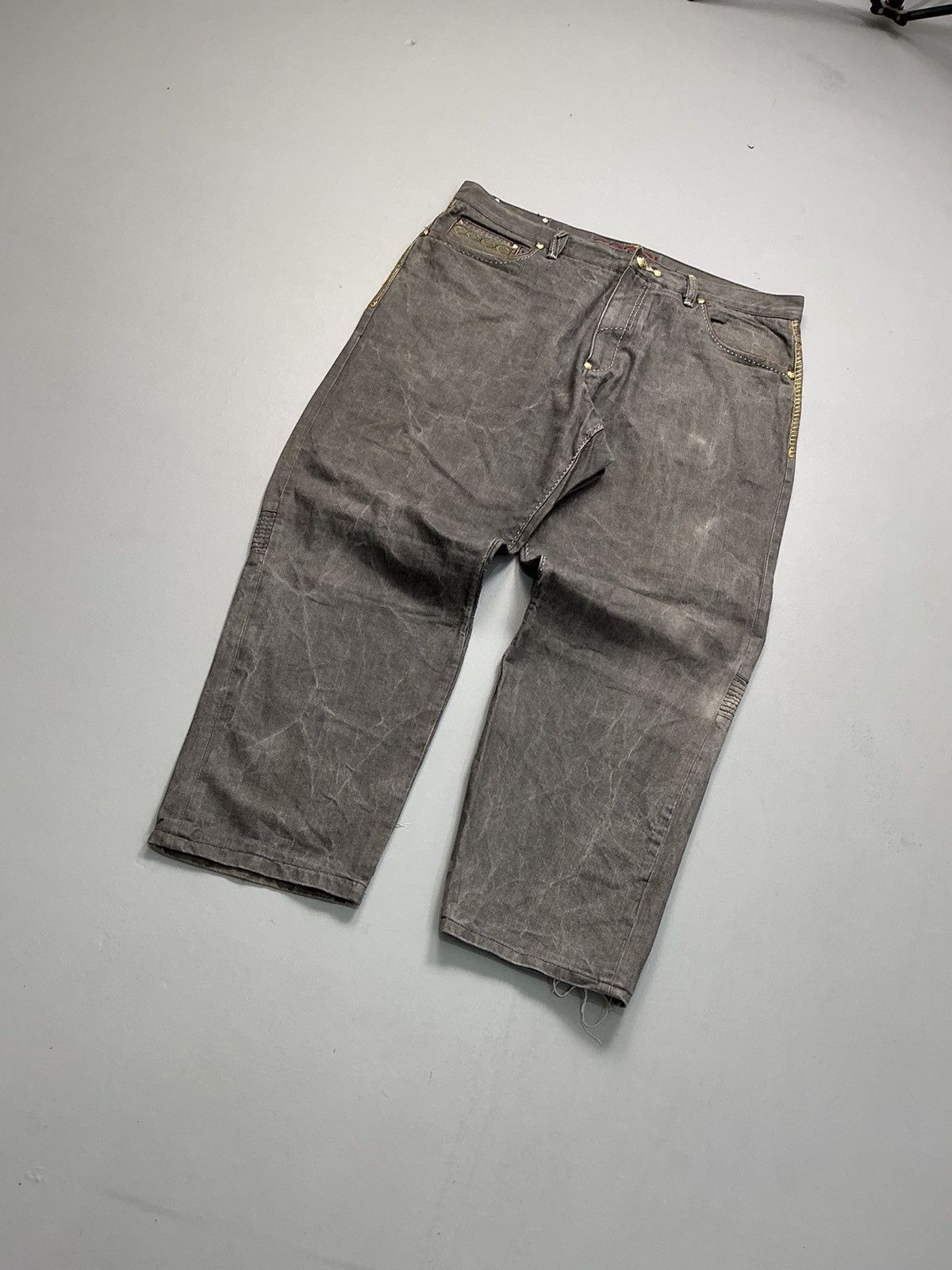 Coogi Vintage Coogi crazy patterns embroidered denim pant Size US 42 / EU 58 - 3 Thumbnail