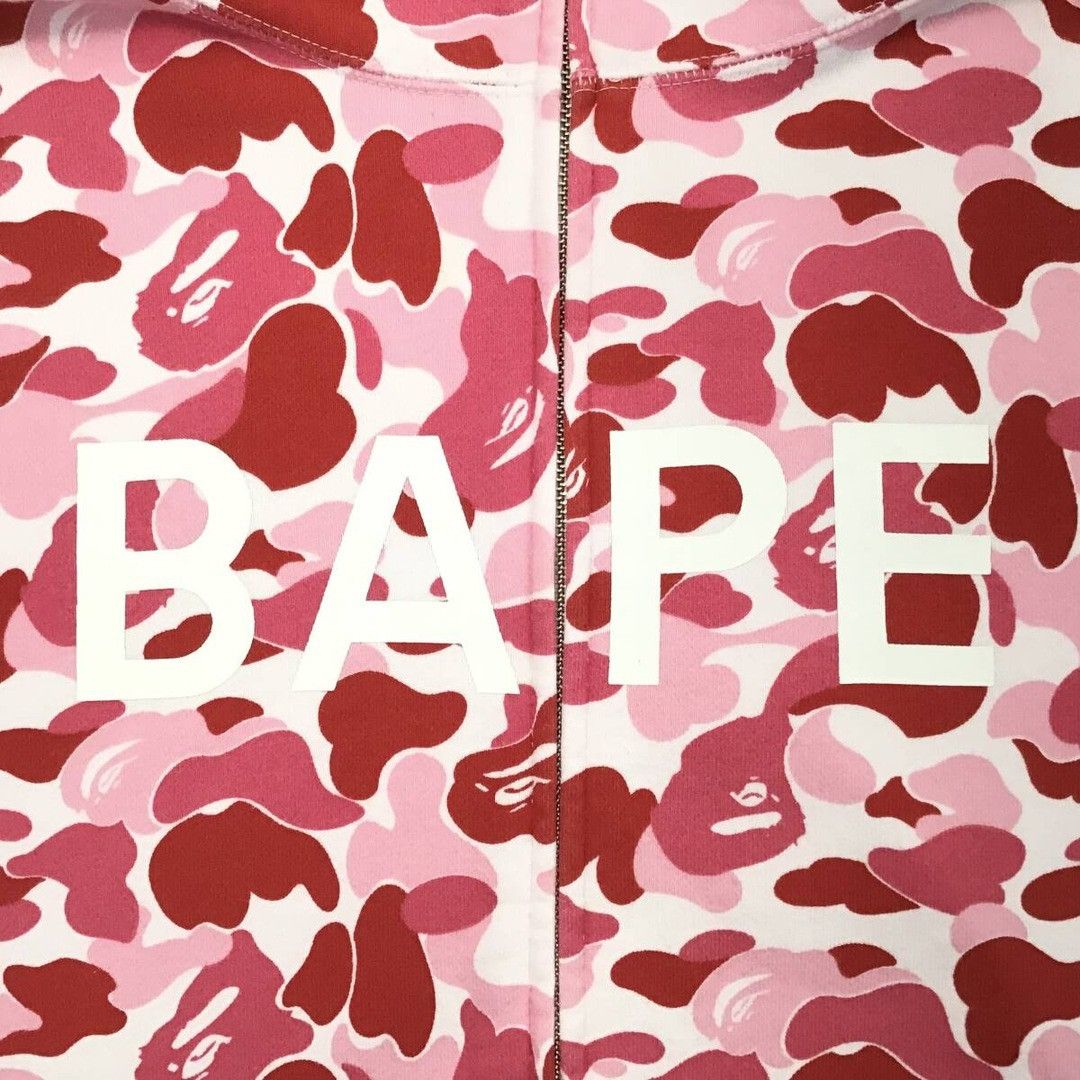 Bape BAPE logo ABC camo pink full zip hoodie a bathing ape Size US L / EU 52-54 / 3 - 2 Thumbnail