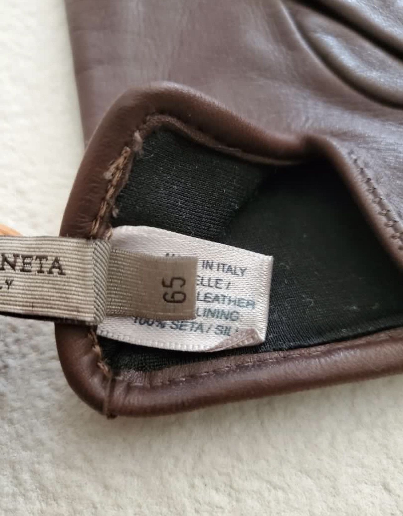 Bottega Veneta 👐🏾Bottega Veneta woven leather gloves Size ONE SIZE - 5 Thumbnail